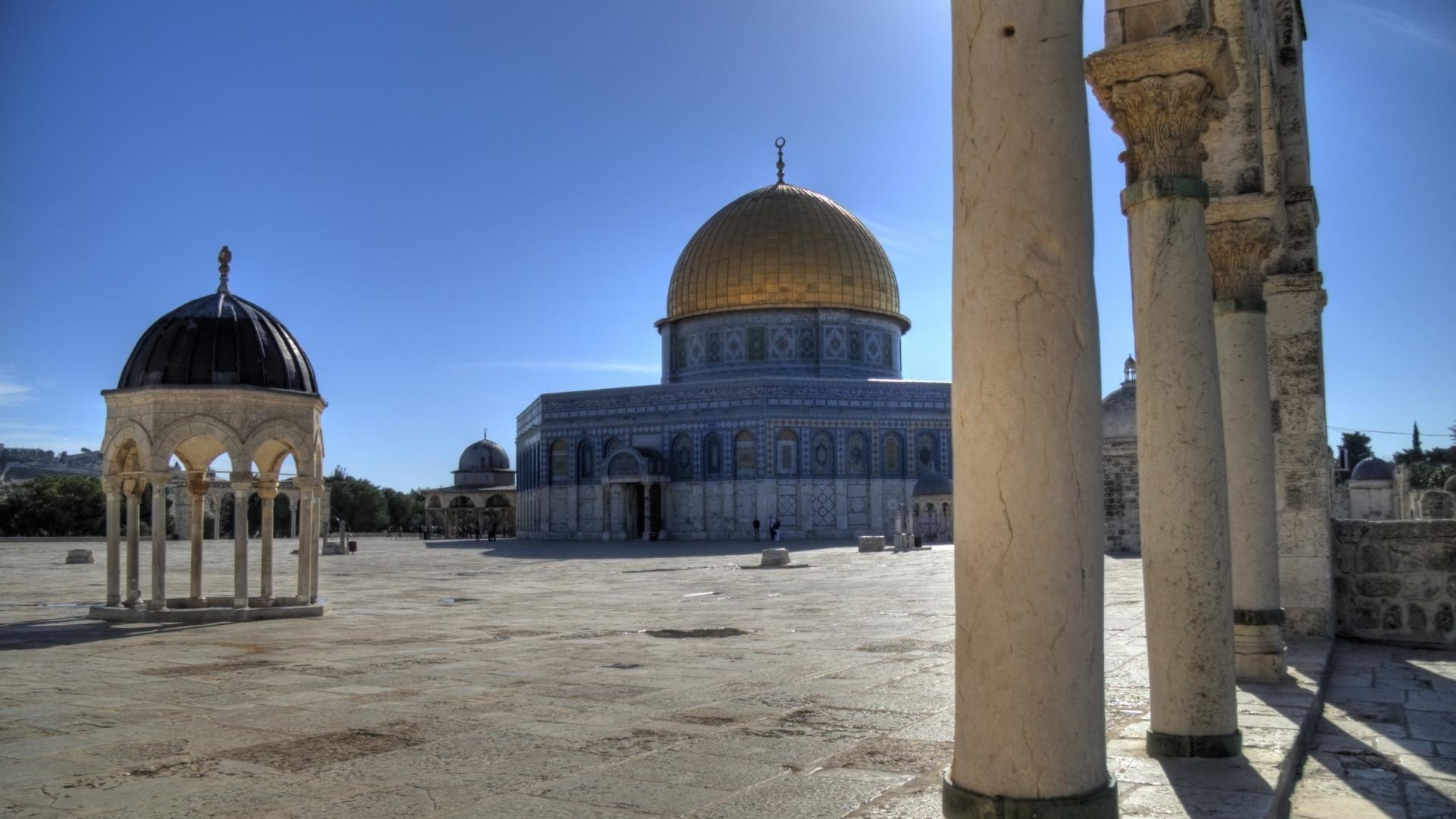 1920x1080 Hdr photography mosque islamic mosques al aqsa wallpaper, Desktop