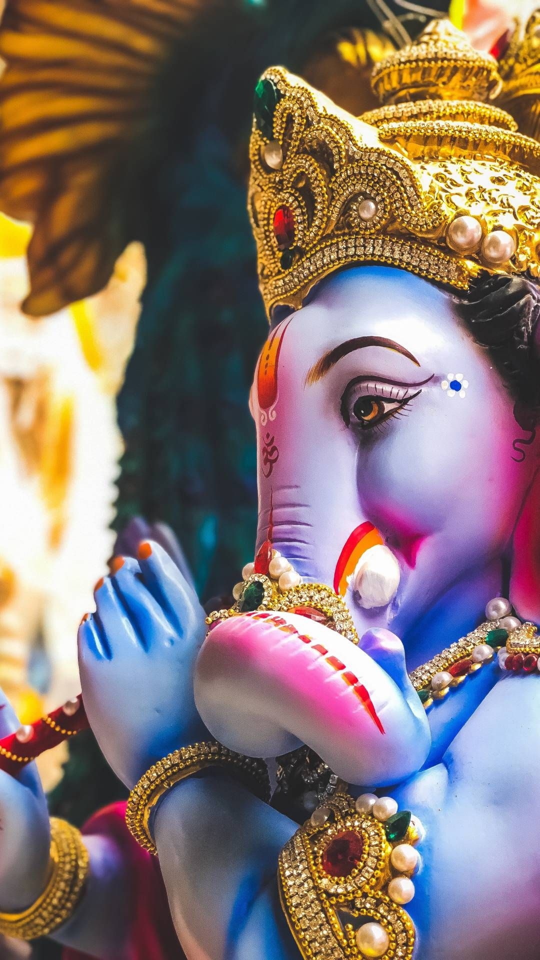 1080x1920 Full HD Chintamani Ganpati HD Wallpaper, Phone