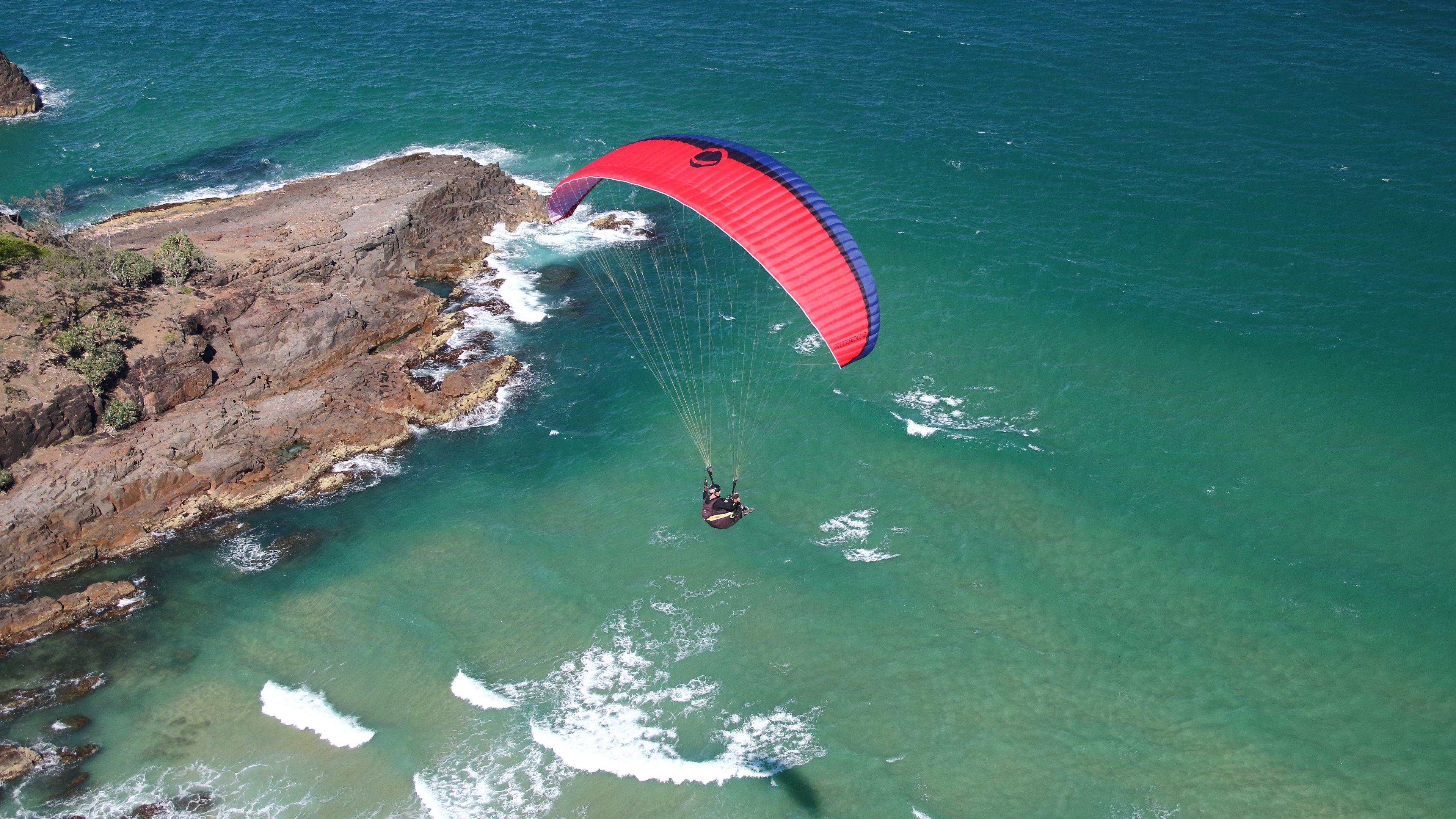 3840x2160 Paragliding Wallpaper HD Download, Desktop