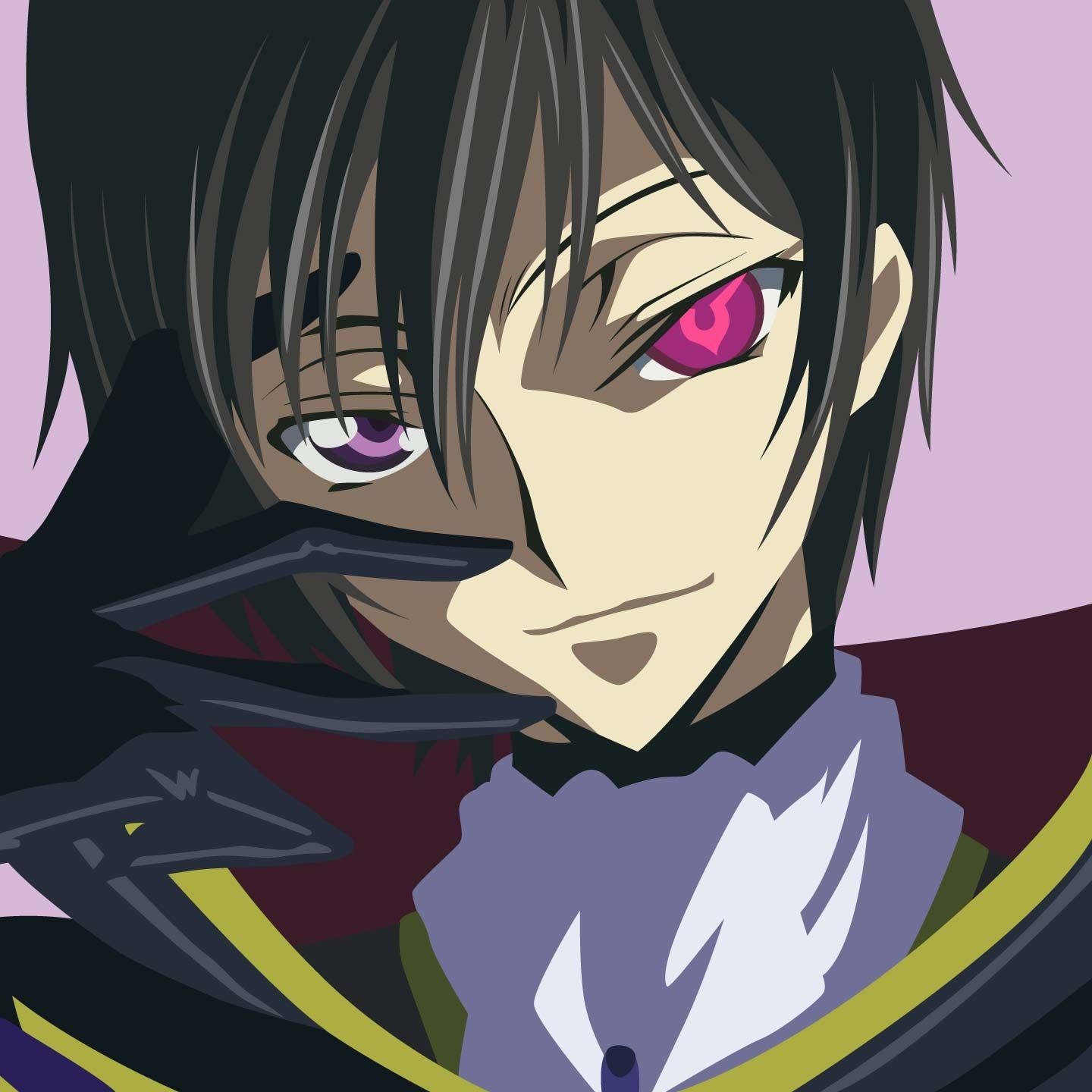 1440x1440 Lelouch vi Britannia geass Vector Art. Code geass, Code geass wallpaper, Vector art, Phone