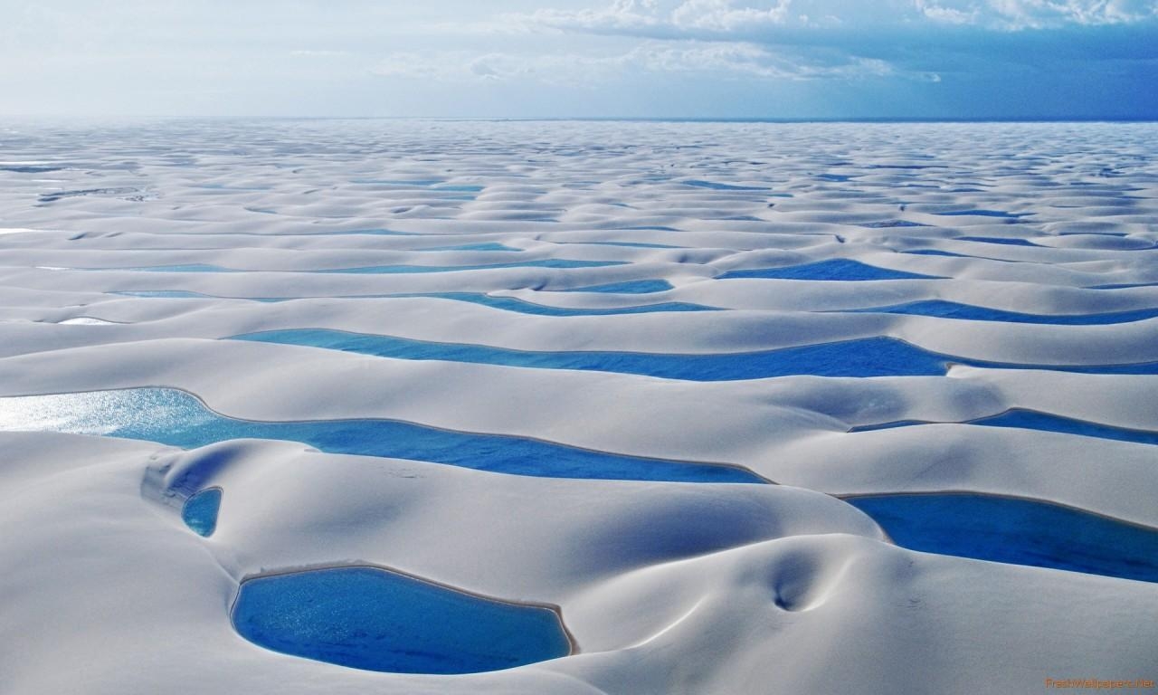 1280x770 Lencois Maranhenses National Park Lagoons wallpaper, Desktop