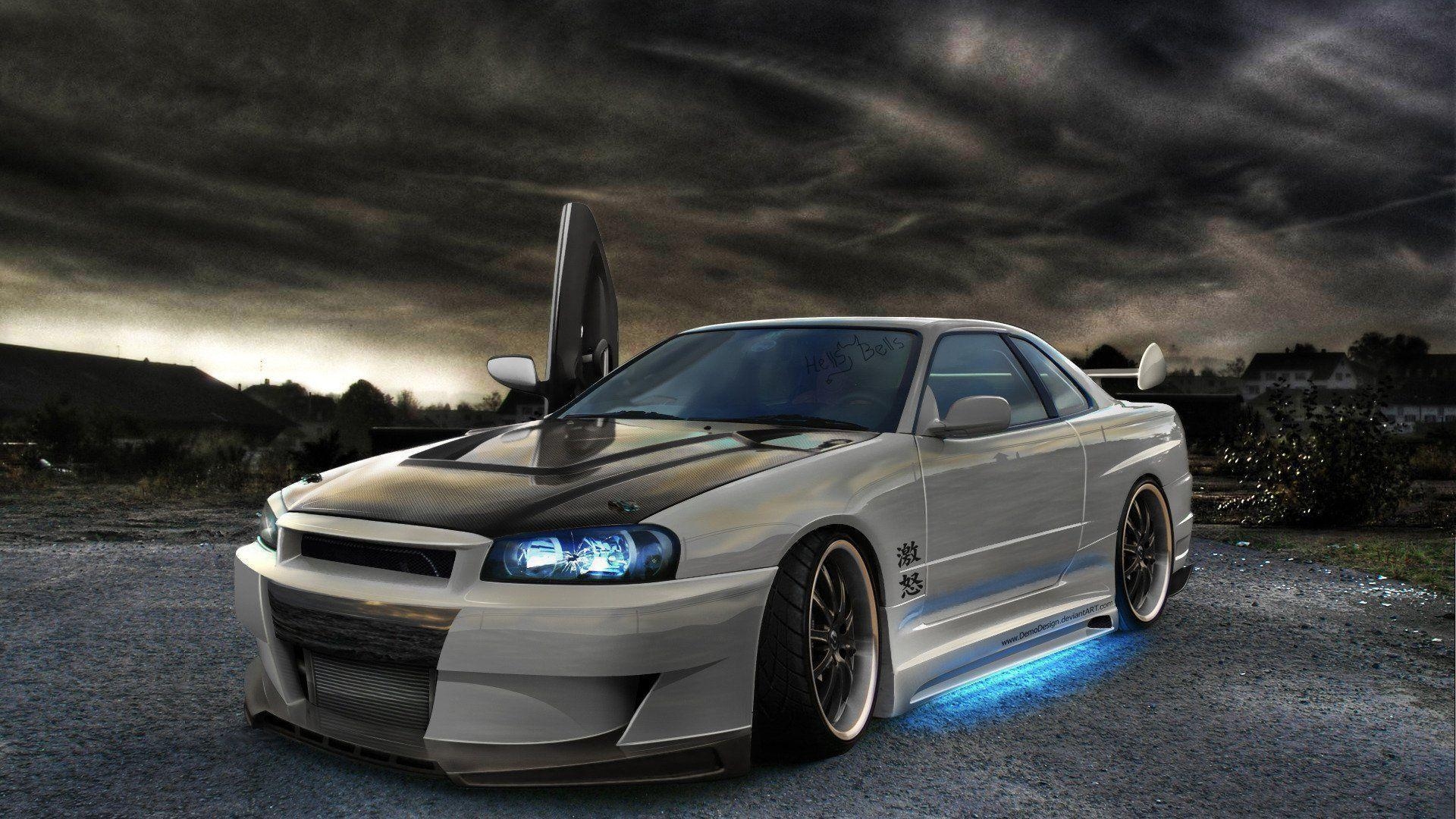 1920x1080 Nissan Skyline GTR R34 Wallpaper, Desktop