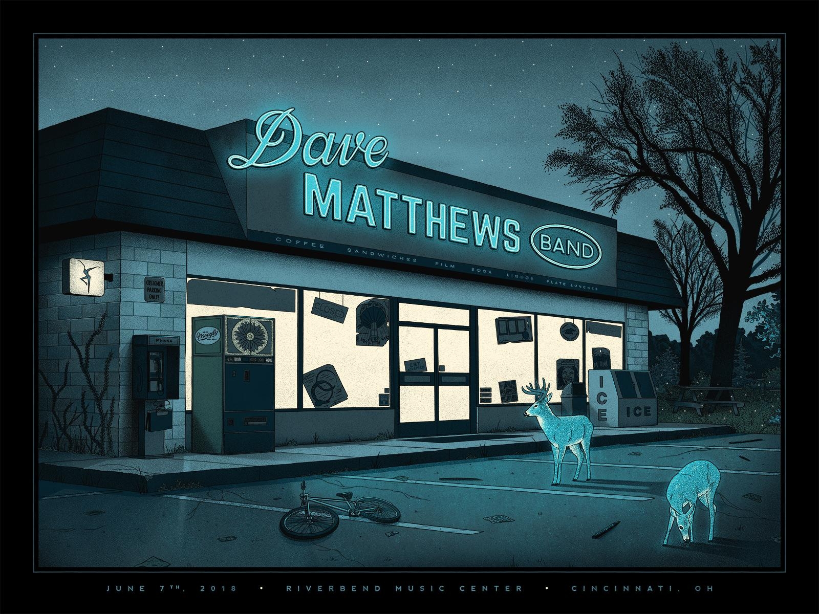 1600x1200 Poster I made for Dave Matthews Band for their show in Cincinnati last night, Desktop