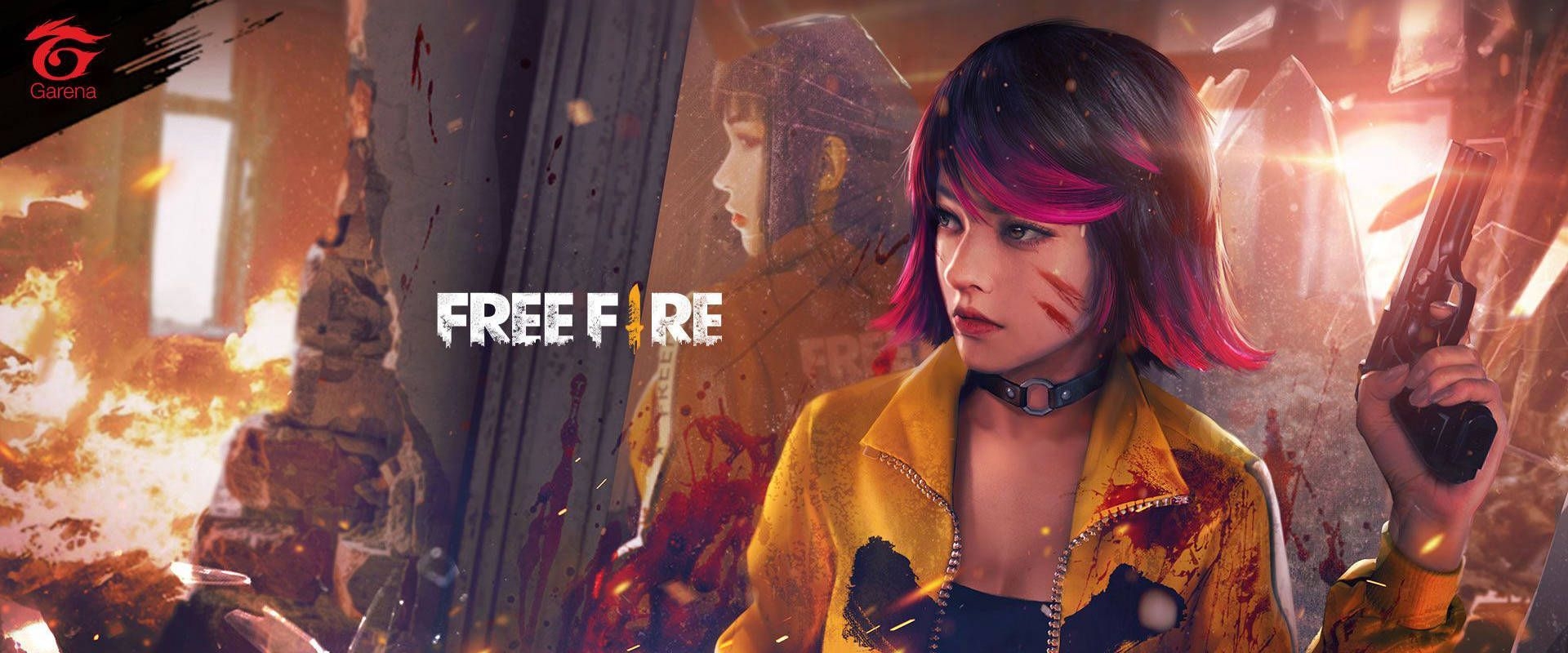 1920x800 Download Garena Free Fire: Kalahari Emulator for PC. New survivor, Game development company, Fire image, Dual Screen