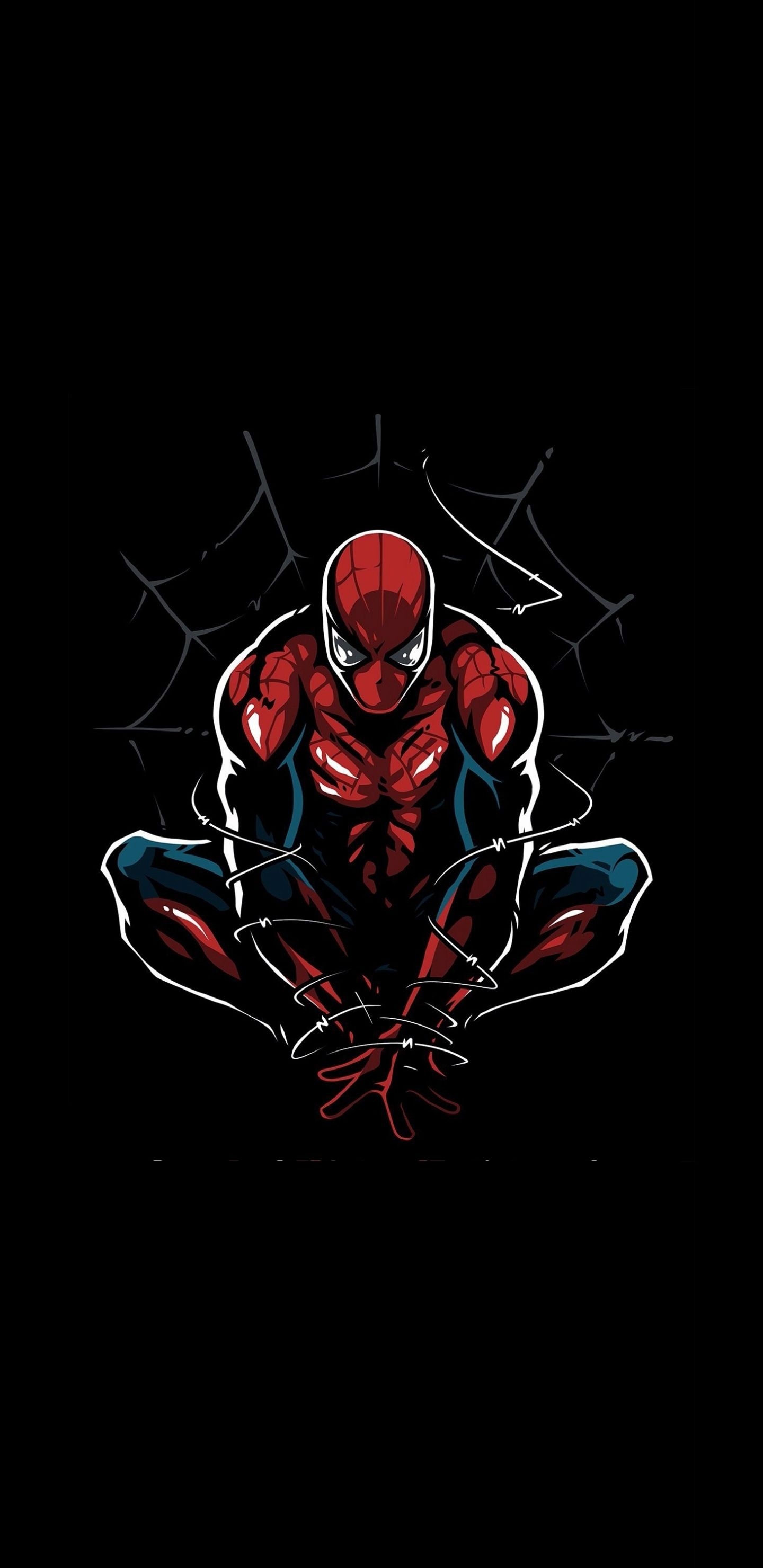 1440x2960 Download  Wallpaper Spider Man, Web, Minimal, Samsung, Phone