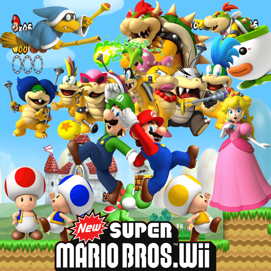 900x900 New Super Mario Bros Wallpaper / Star ULTRA HD Textures, Phone