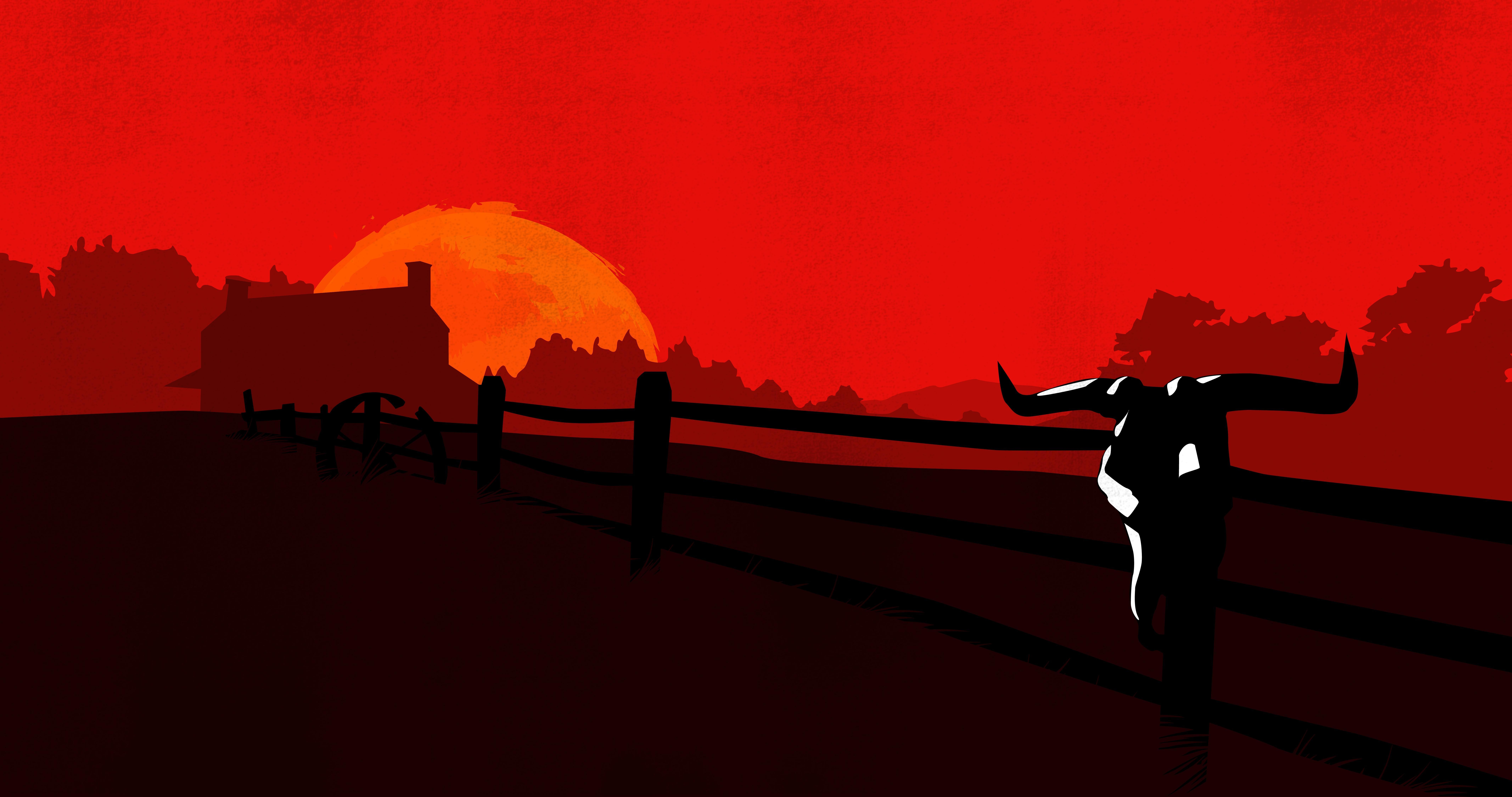 8540x4500 Finished album of Red Dead Redemption 2 trailer scenes made into, Desktop