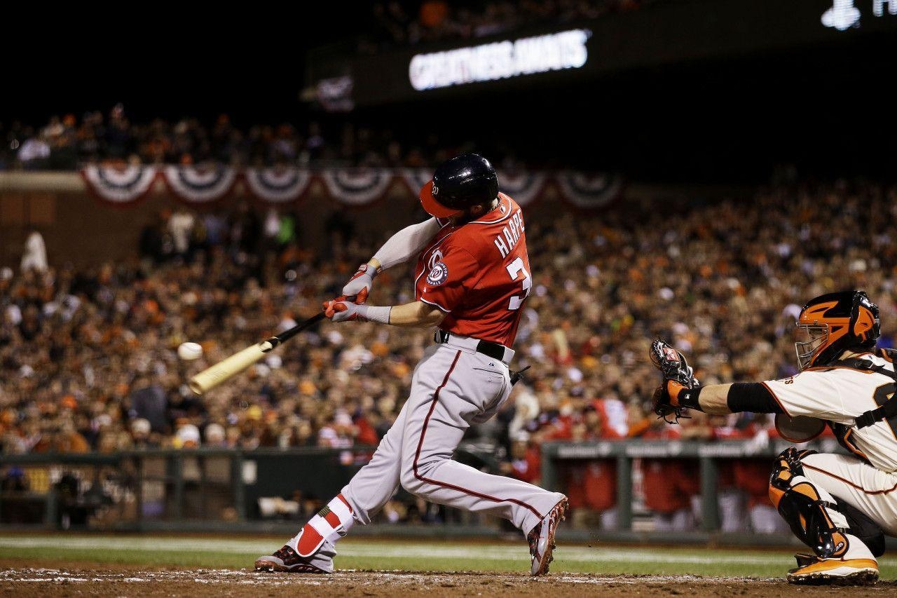 1280x860 Bryce Harper Hitting, Desktop