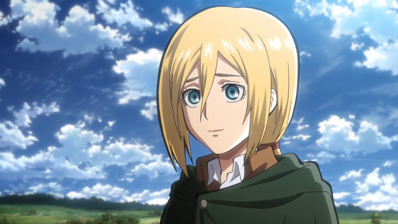 1370x770 attack on titan 2 christa, Desktop