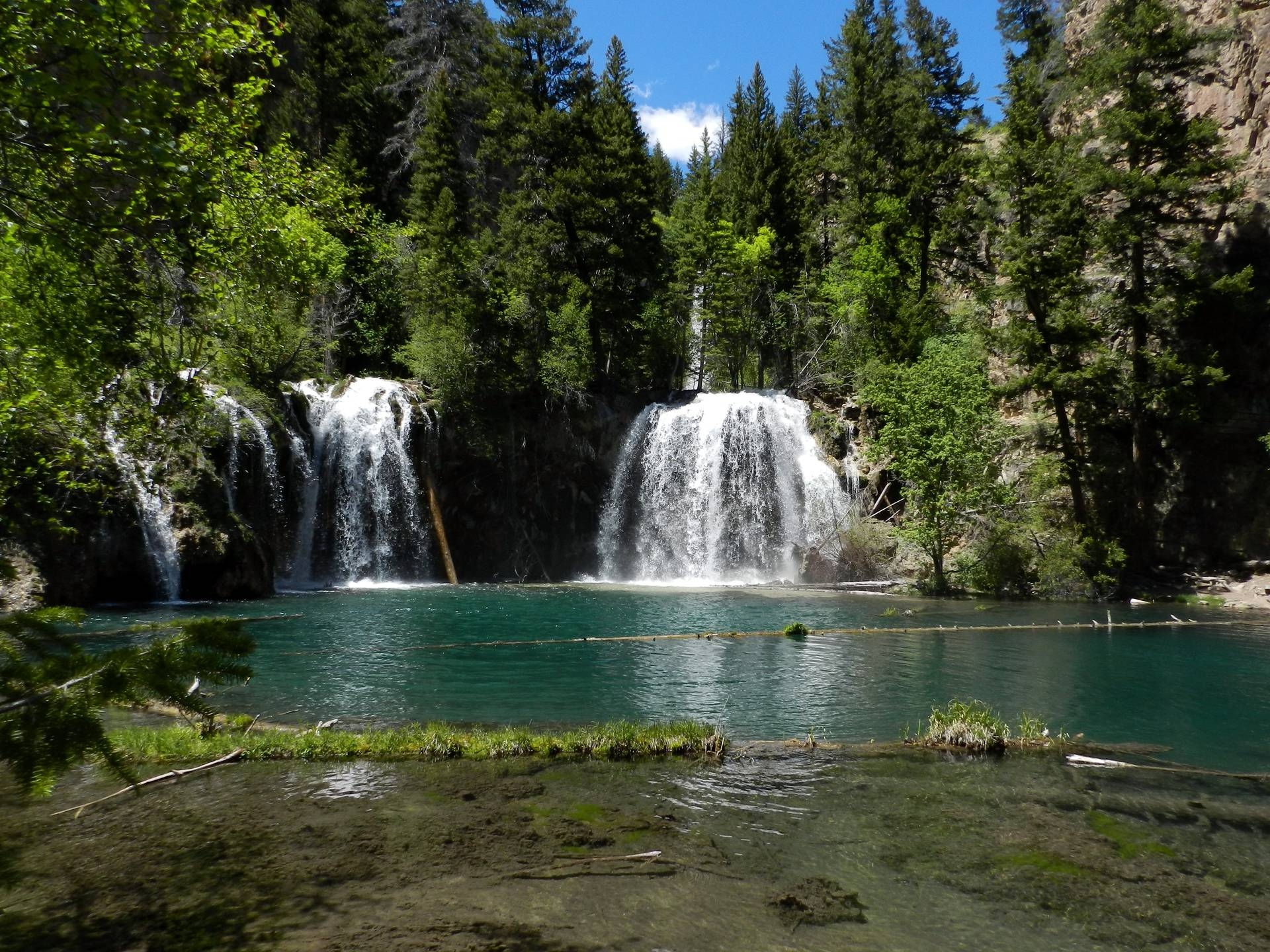 1920x1440 Fondos de Pantalla Parque Cascadas Hanging Lake Rocky Mountain, Desktop