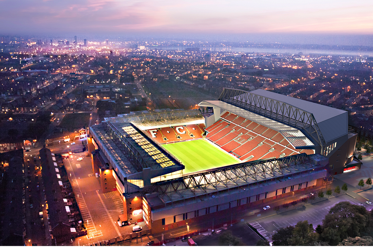 1280x850 Wallpaper, Anfield Road, Liverpool FC, football stadium, Desktop