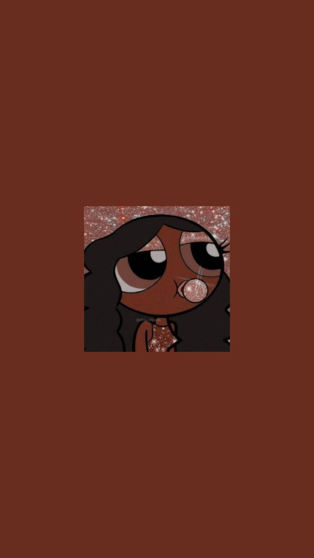 1080x1920 Download Aesthetic Brown Powerpuff, Phone