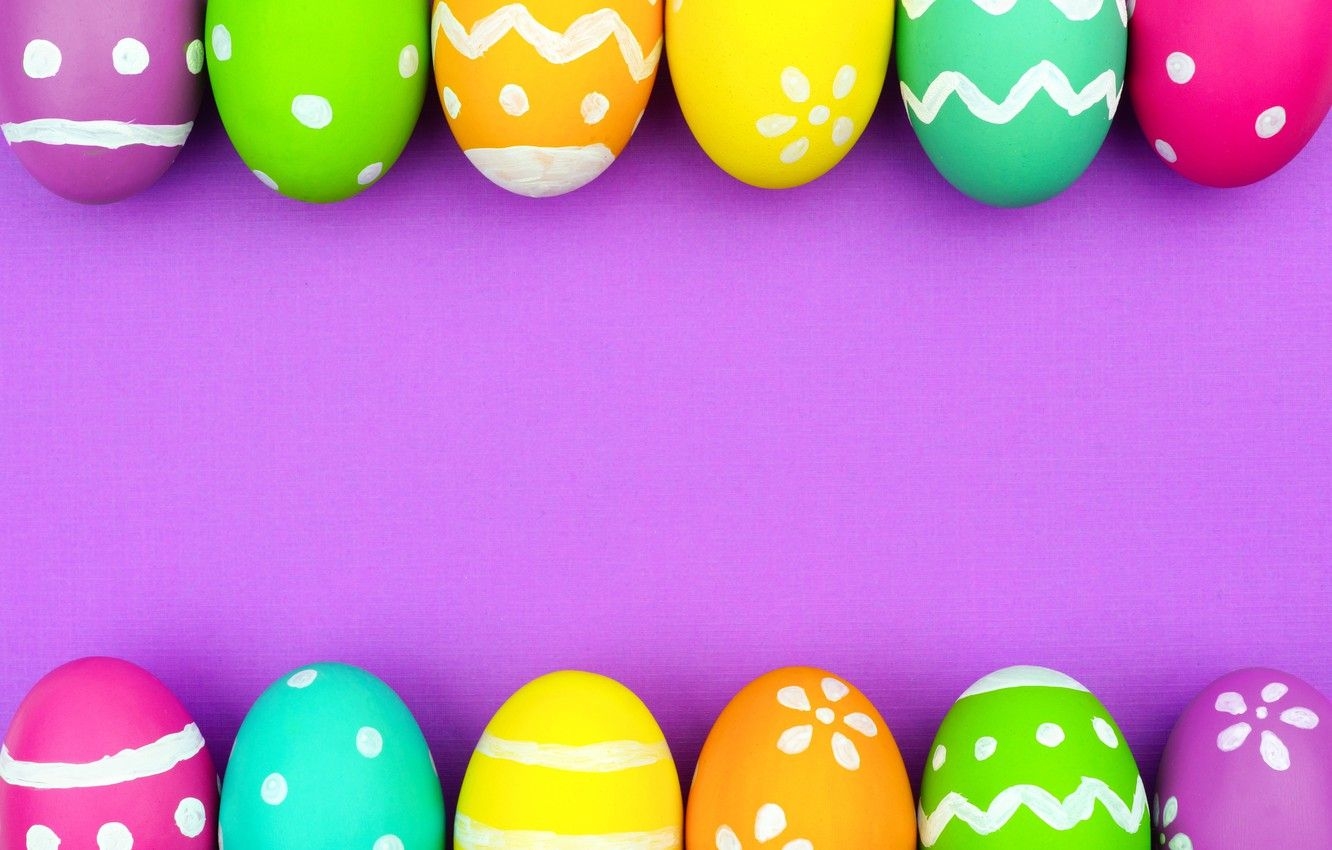 1340x850 Wallpaper colorful, Easter, background, spring, eggs, Happy Easter, Easter eggs image for desktop, section праздники, Desktop