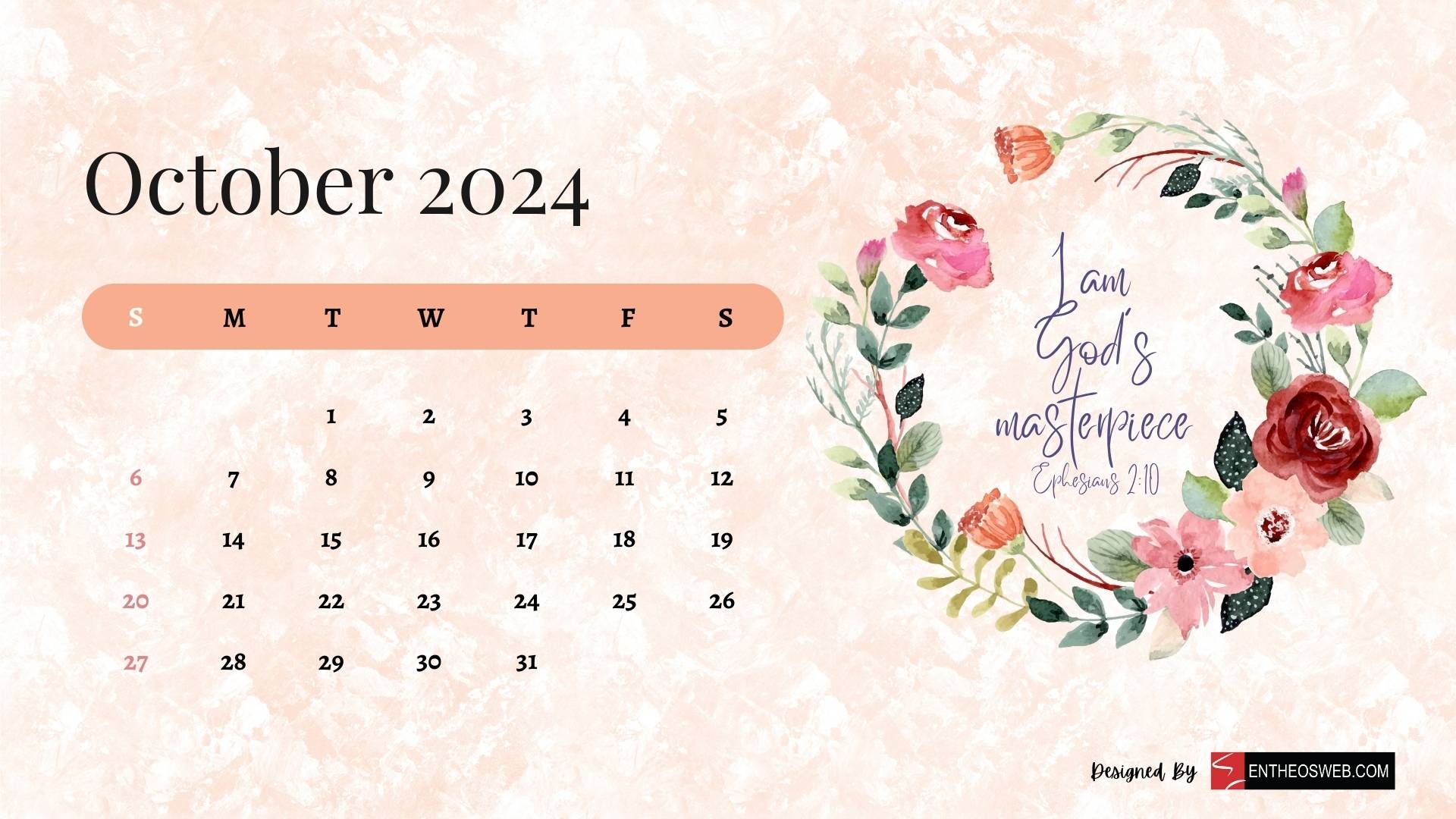 1920x1080 2024 Christian Calendar Wallpaper, Desktop