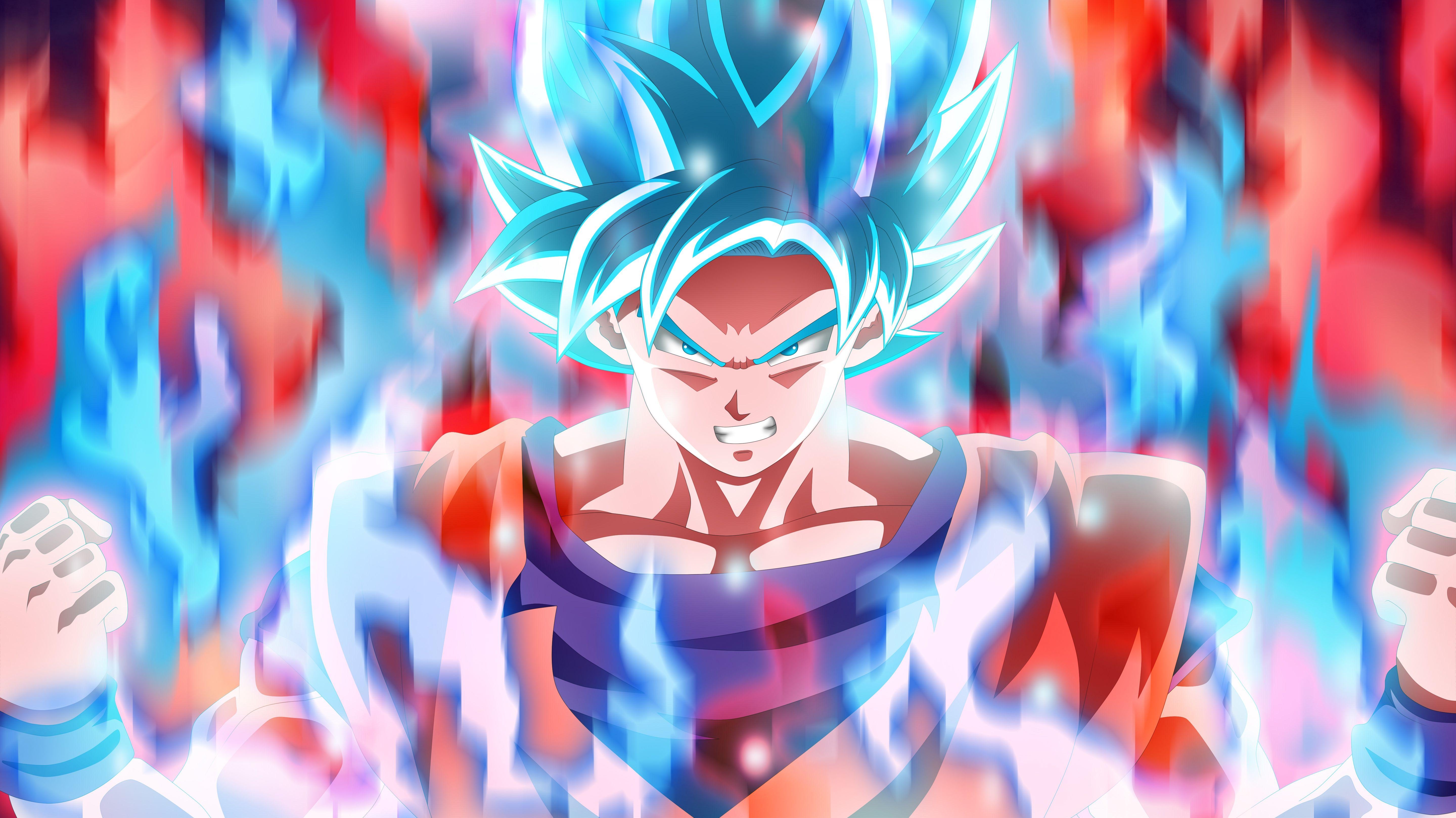 5760x3240 Wallpaper Goku, Dragon Ball Super, 4K, 8K, Anime, Desktop