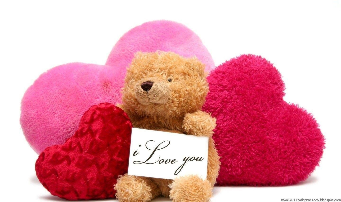 1440x860 Valentines For > I Love You Teddy Bear Wallpaper, Desktop