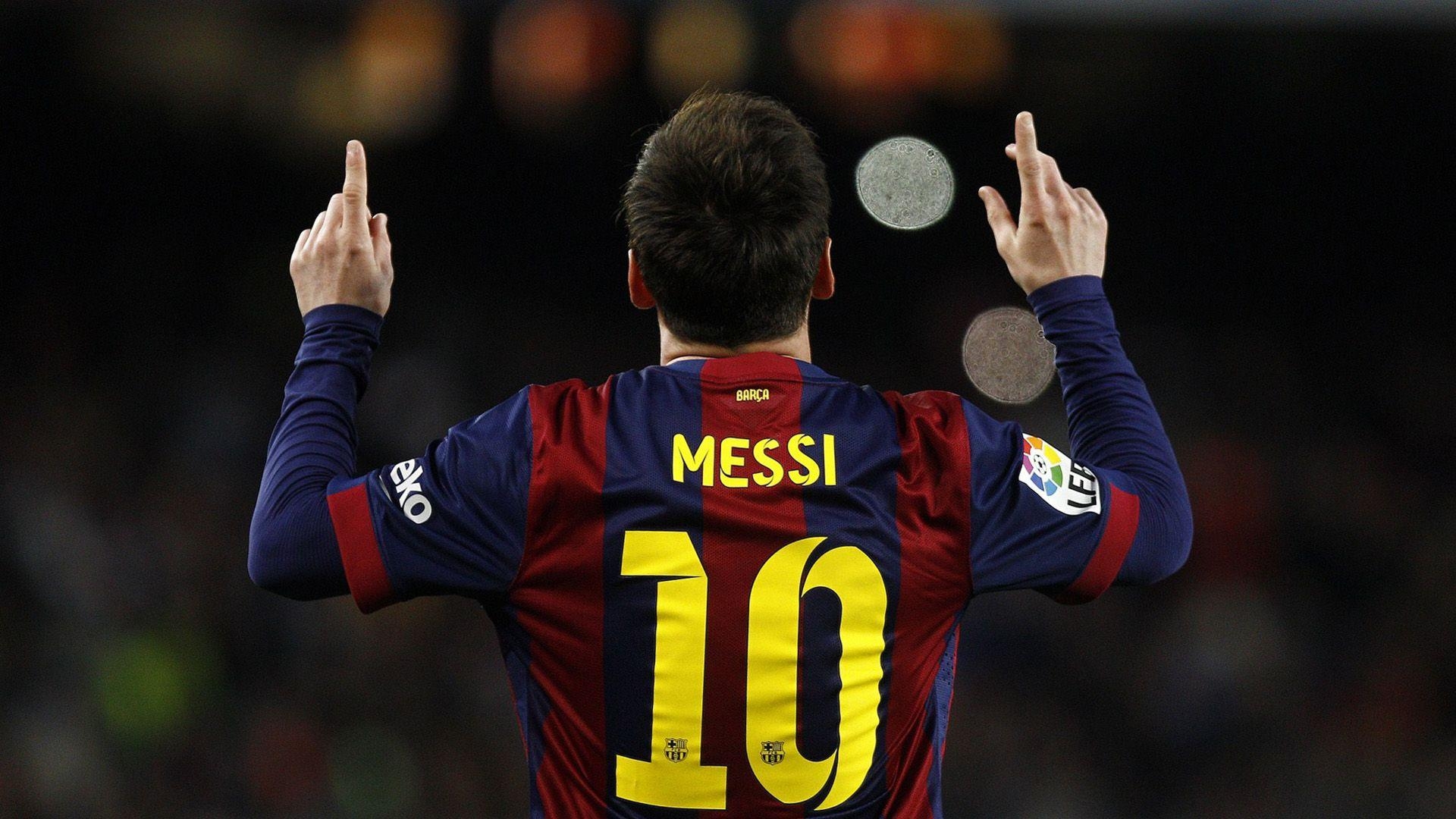 1920x1080 Lionel Messi celebrates Barcelona Almeria La Liga 08042015, Desktop