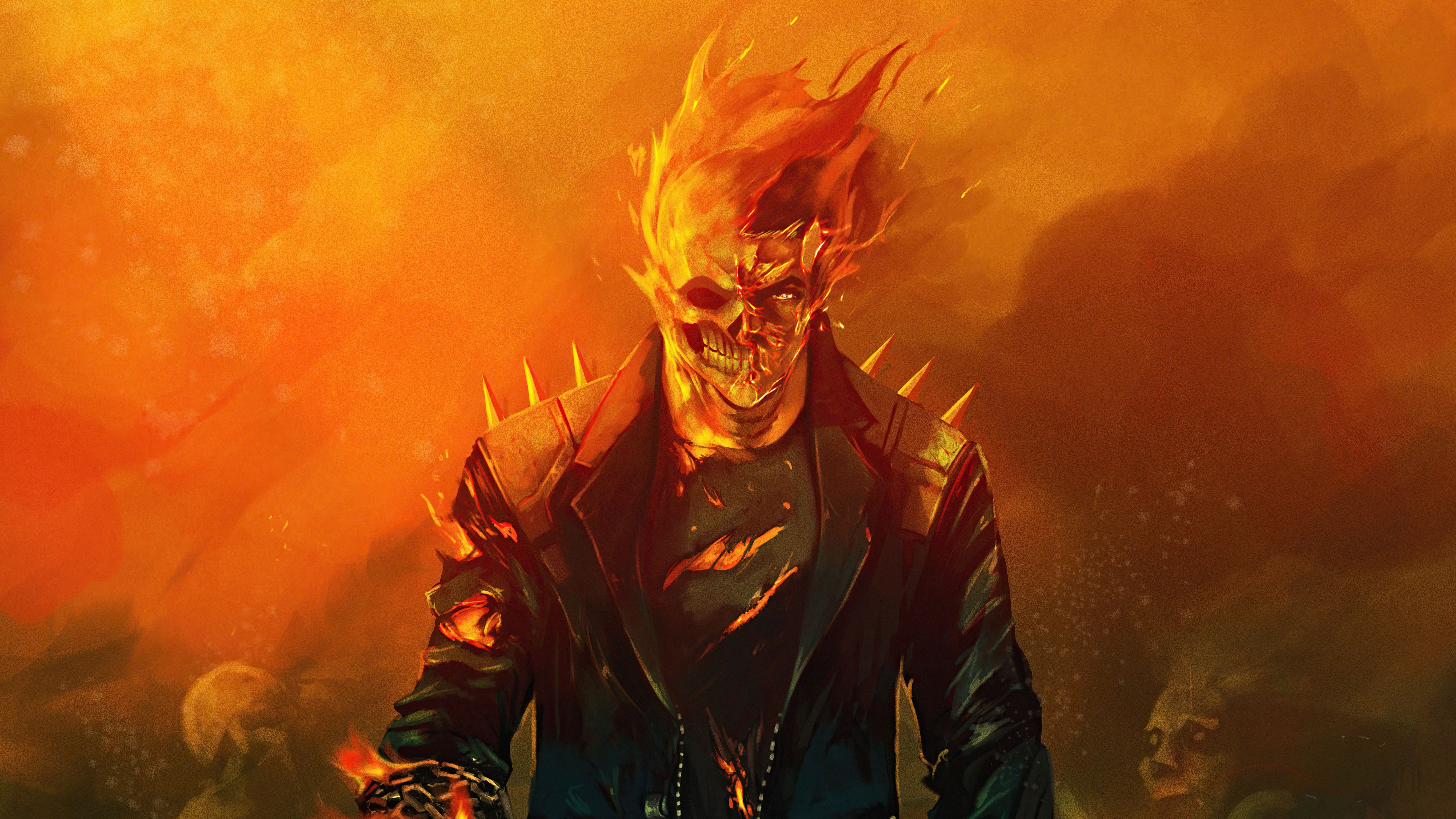 5120x2880 Ghost rider HD Wallpaper & Background, Desktop