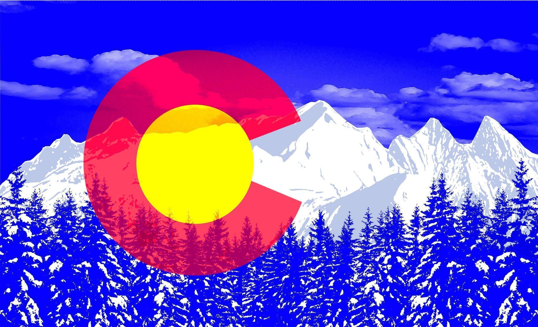 2190x1330 Colorado Flag Pop Art Wallpaper by HD Wallpaper Daily, Desktop