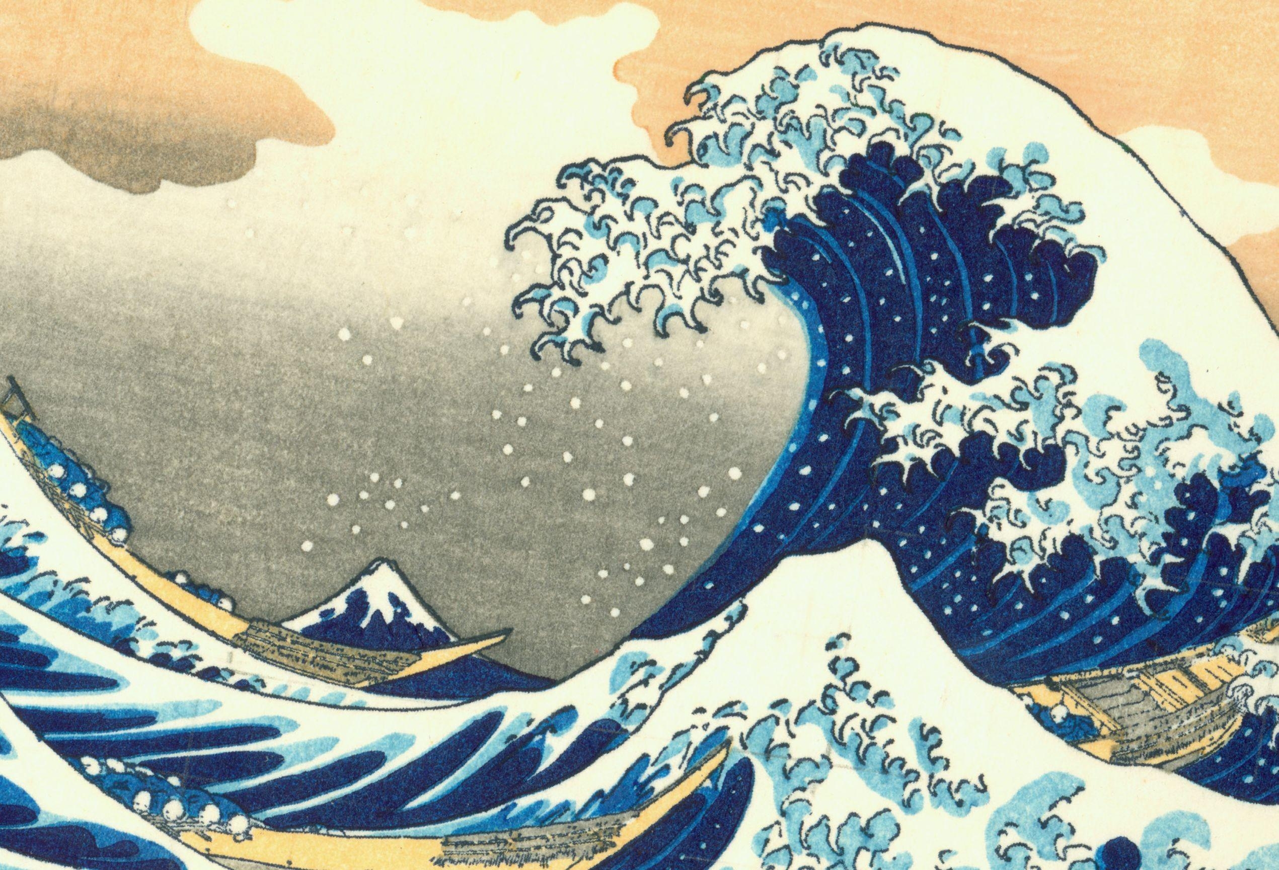 2550x1730 Japanese Wave Wallpaper, Desktop