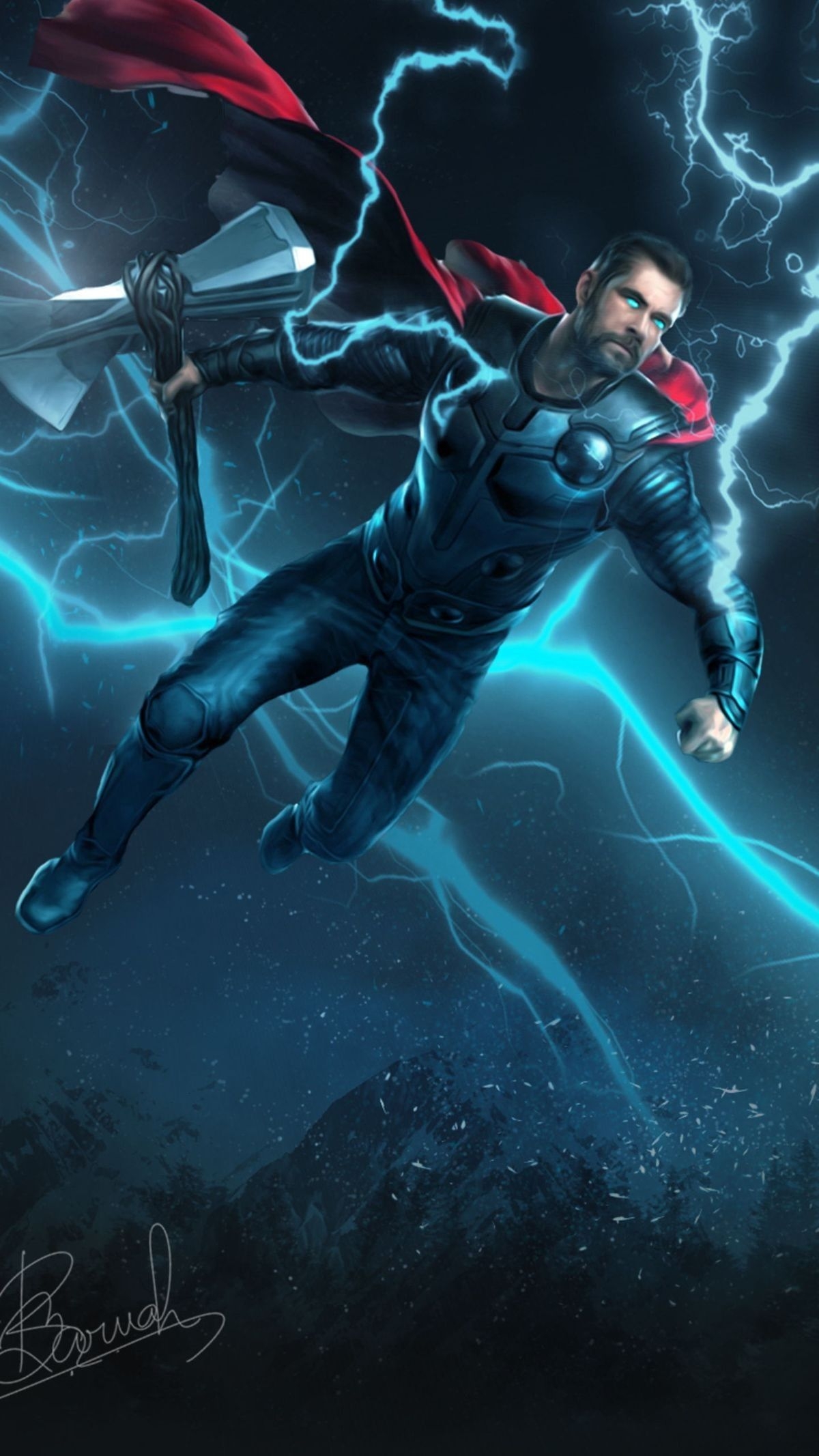 1200x2140 Thor iPhone Wallpaper, Phone