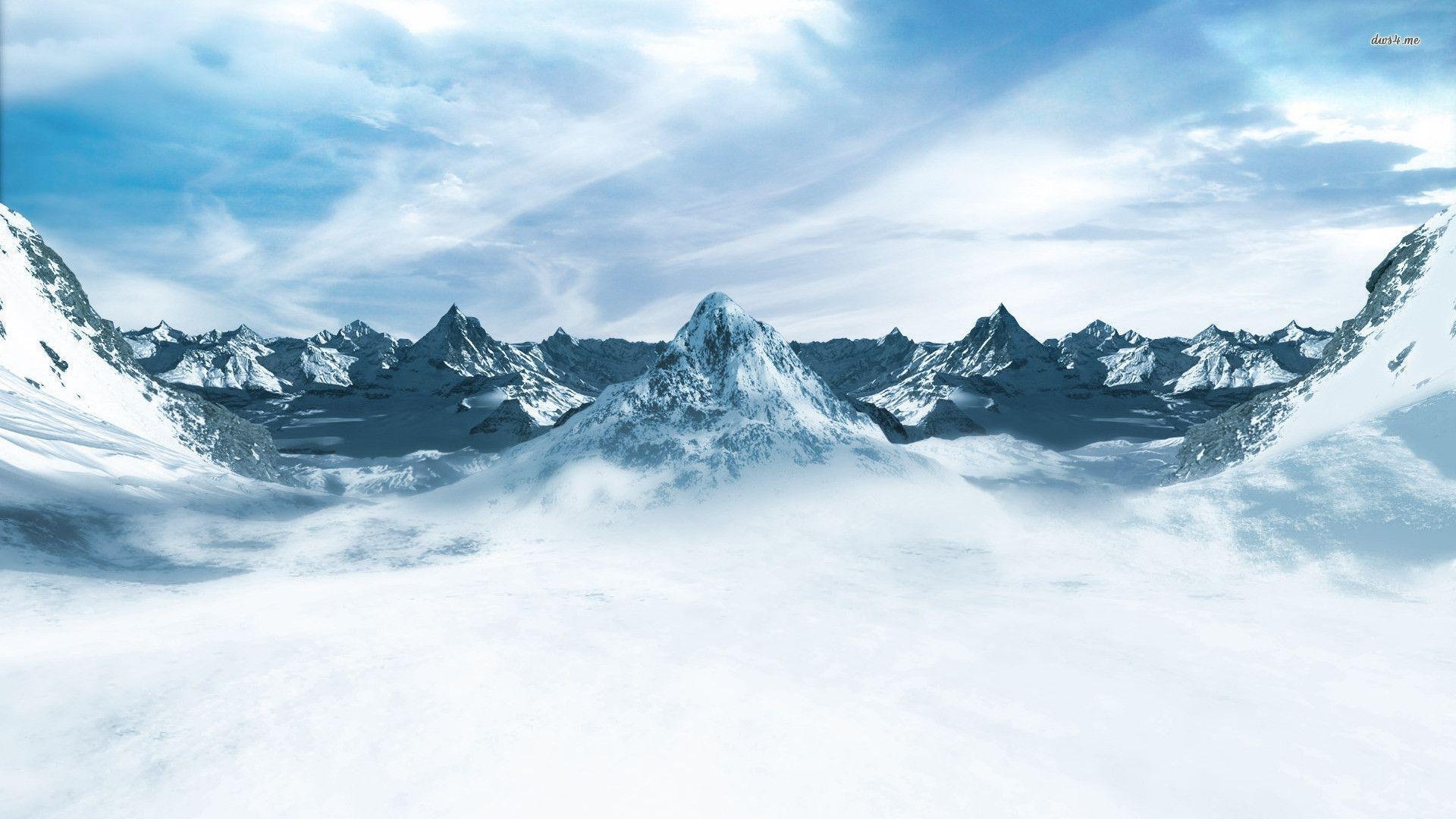 1920x1080 Snow Mountain Wallpaper, Desktop