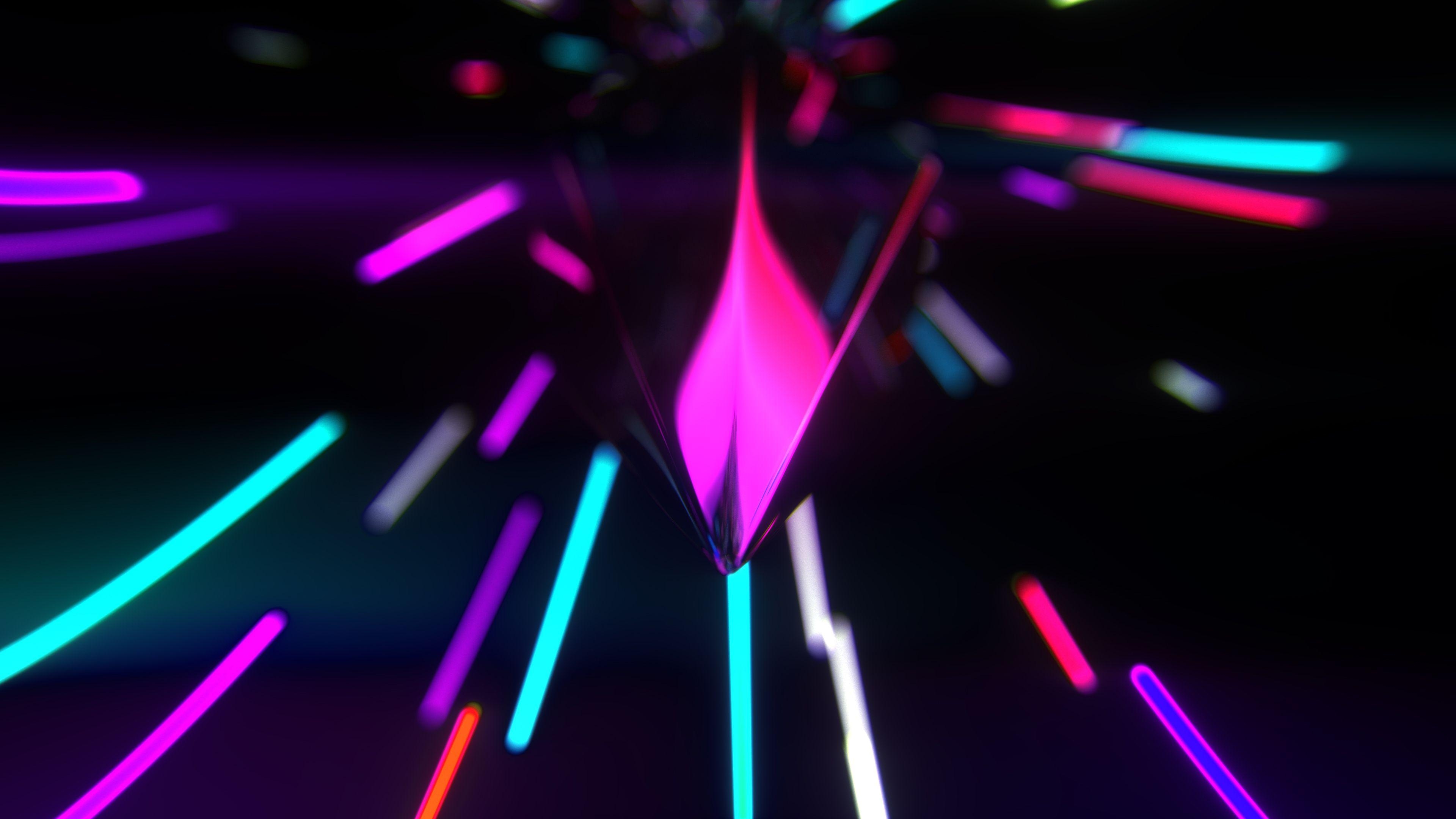 3840x2160 4K Neon Wallpaper Free 4K Neon Background, Desktop