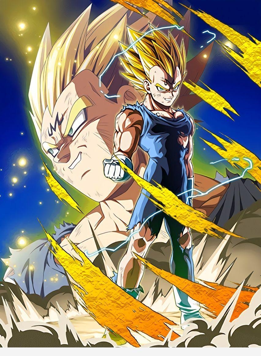 860x1170 majin vegeta iphone wallpaper.com, Phone