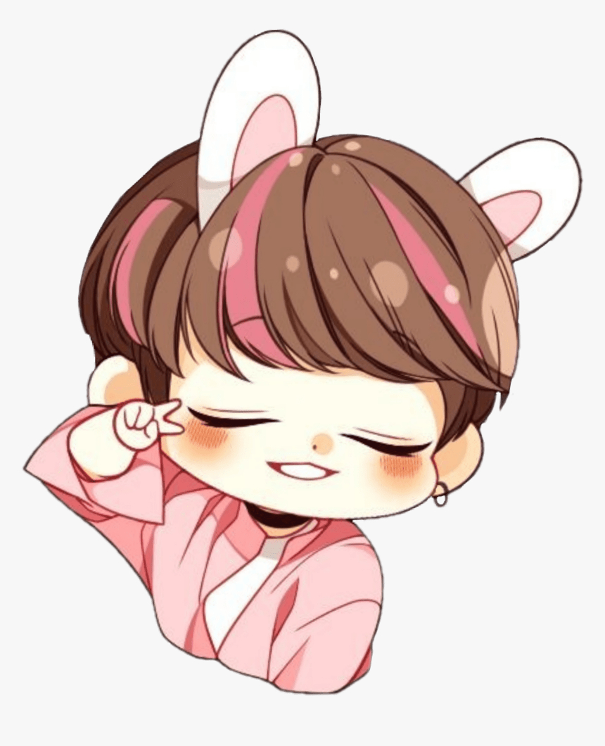 860x1060 Bts Jungkook Cute Cartoon Photo, Phone