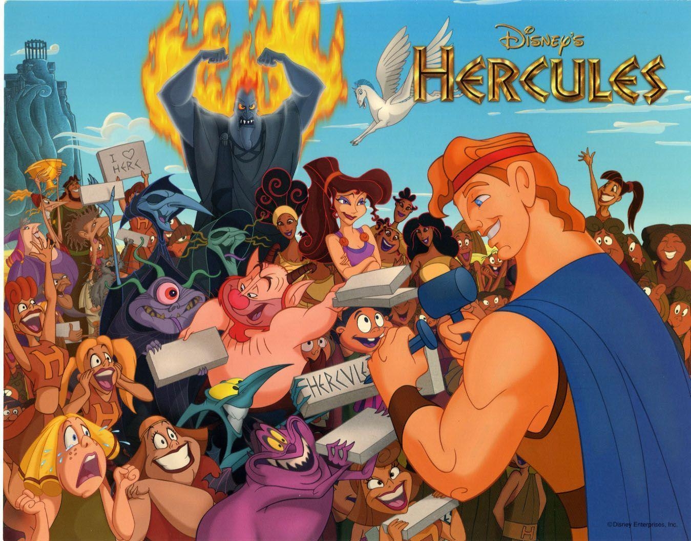 1350x1060 Disney Hercules Poster 1, Desktop