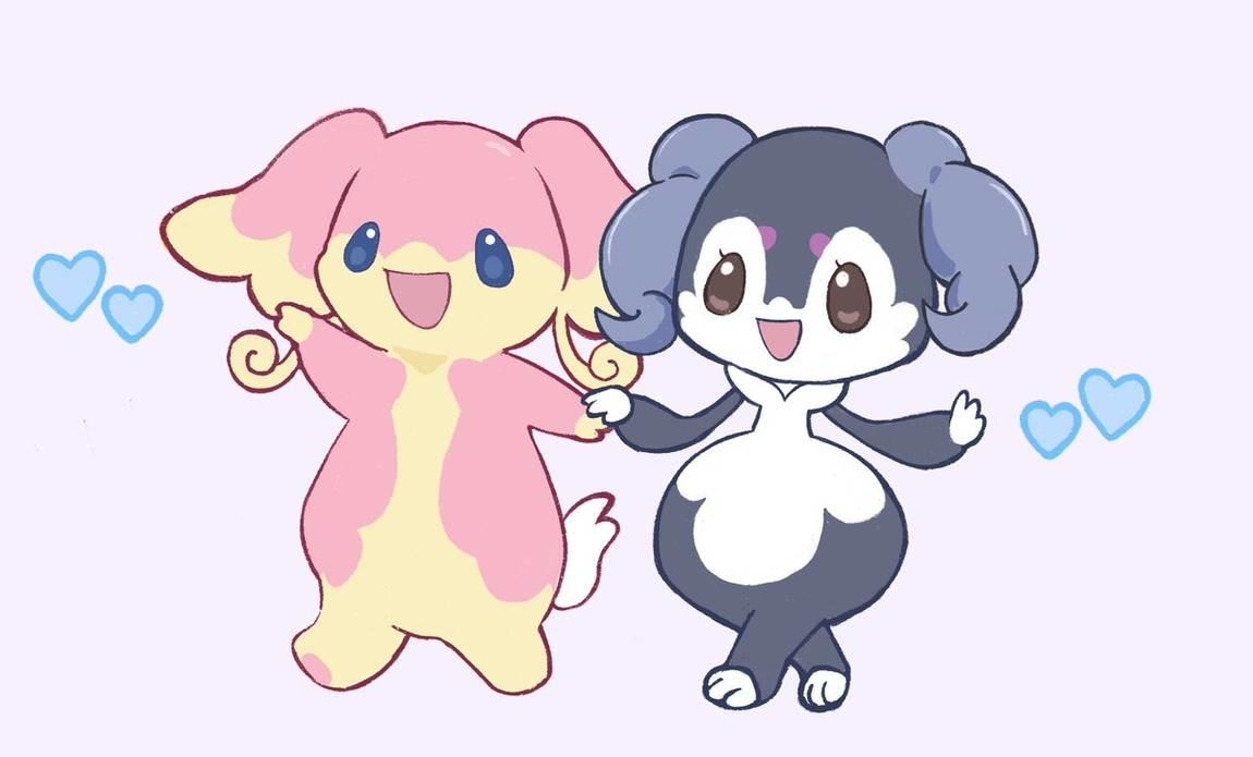 1150x700 Audino and Indeedee by pzbp. Pokémon, Desktop