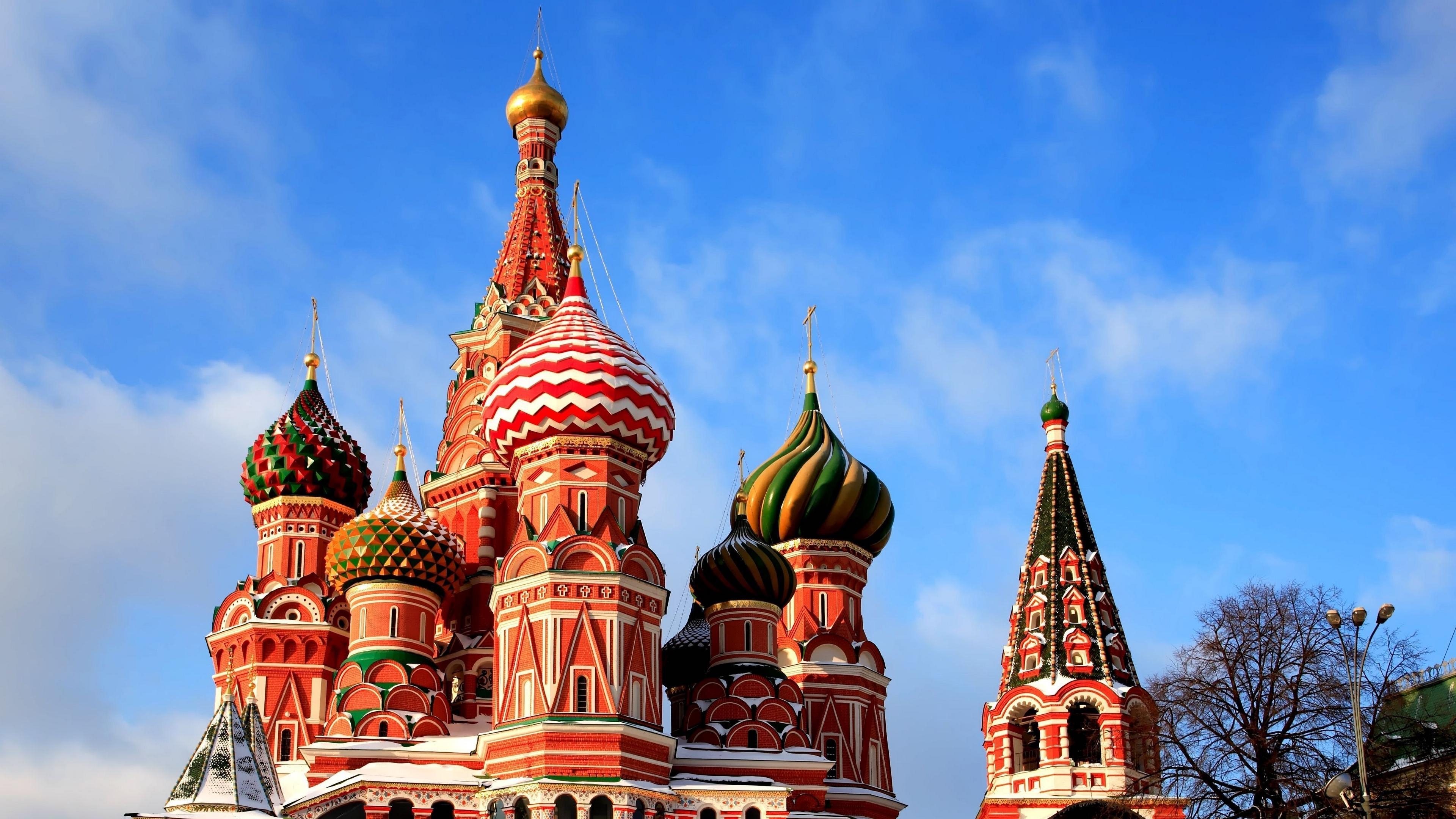 3840x2160 Download wallpaper  st basils cathedral, red square, moscow, Desktop