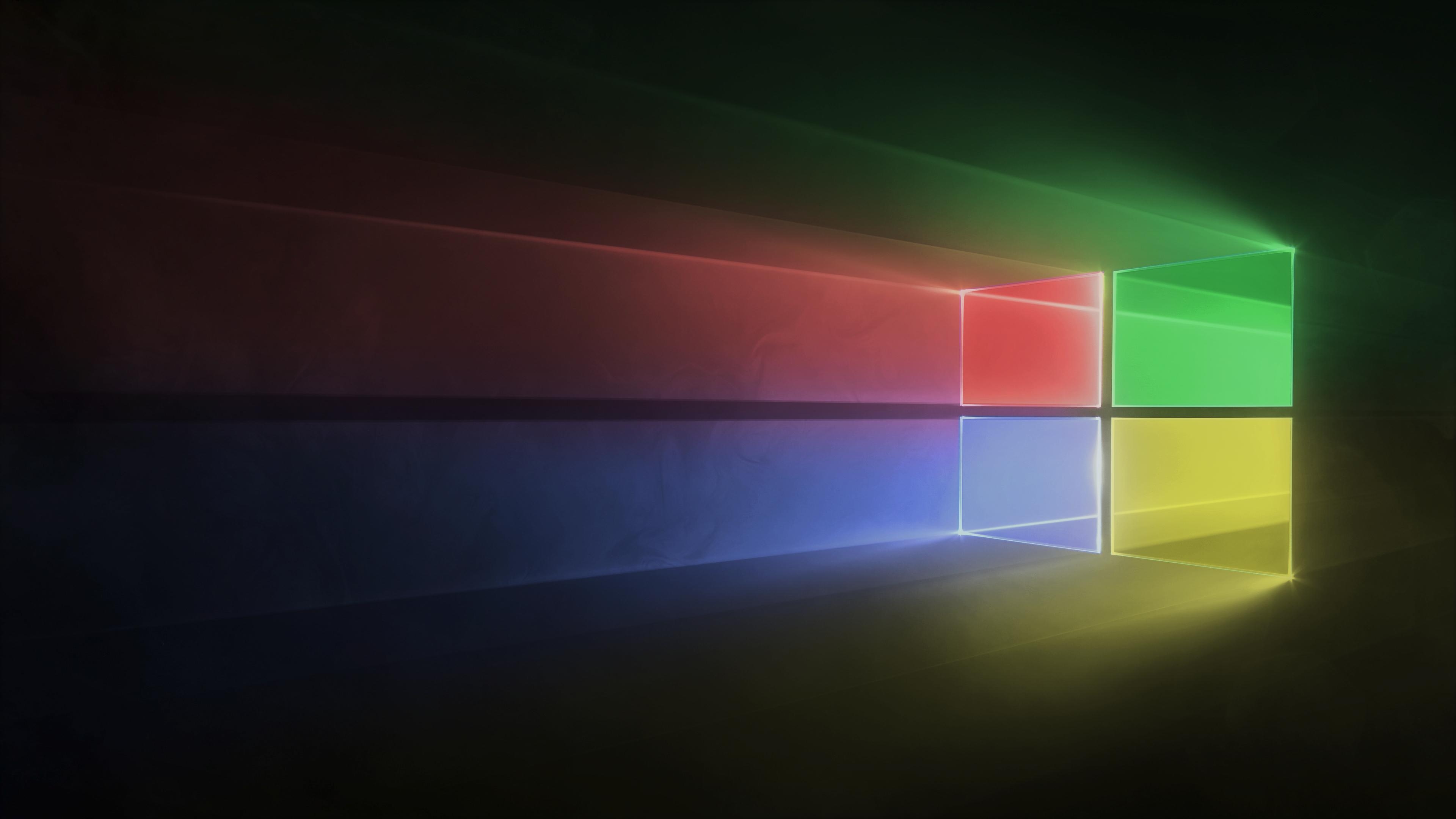 3840x2160 I colored Windows 10's default wallpaper: Windows10, Desktop