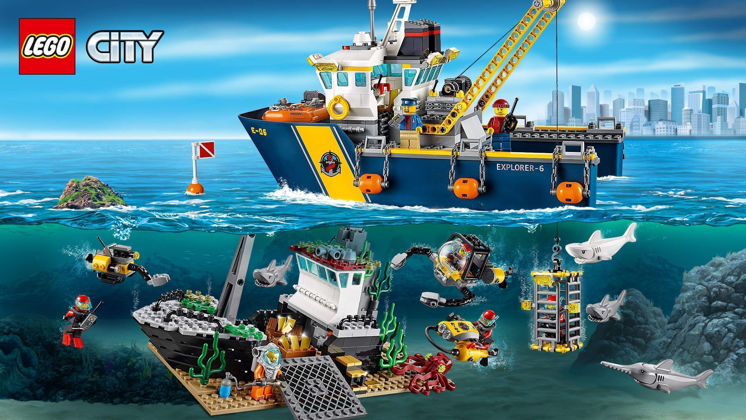 2560x1440 Wallpaper® City Activities LEGO.com, Desktop