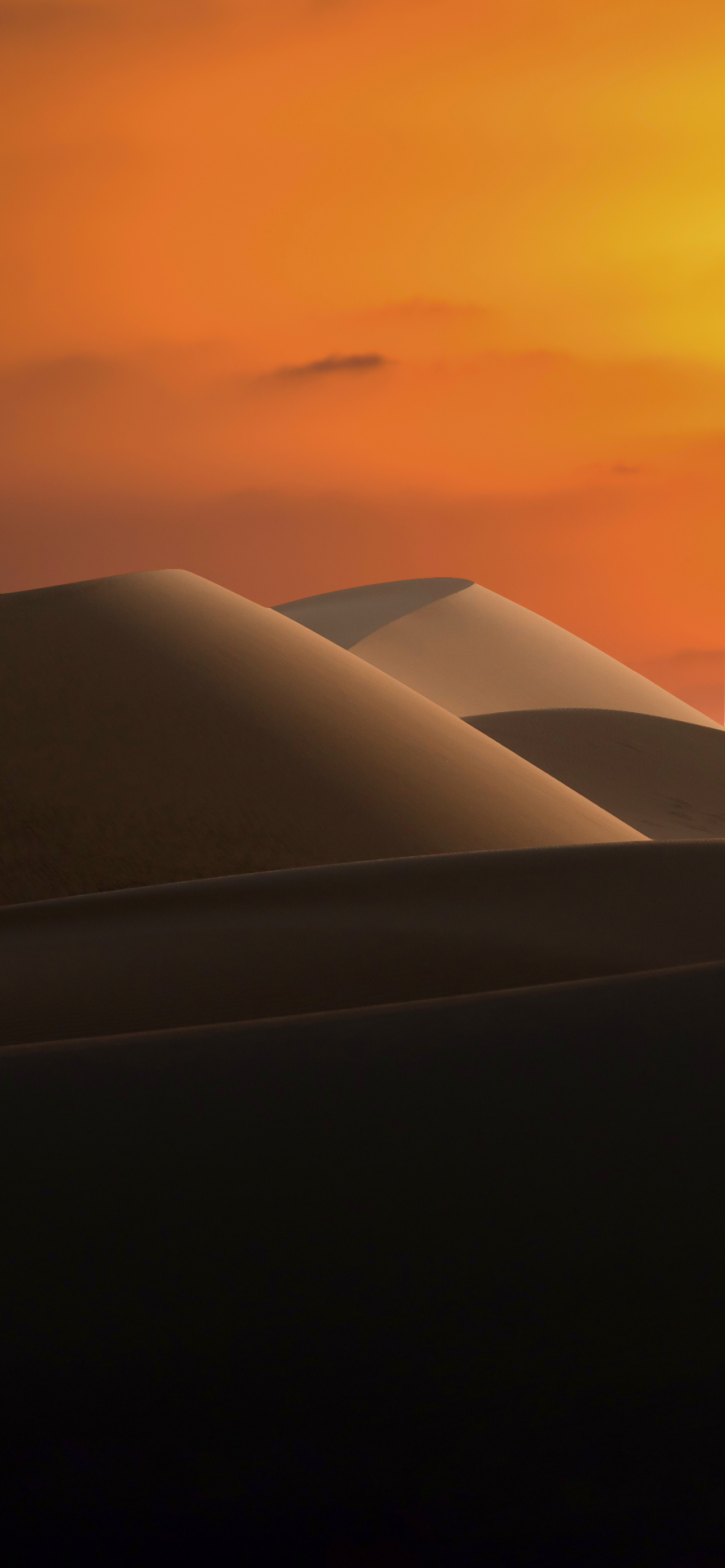 1290x2780 Desert dunes with gradient skies iPhone, Phone