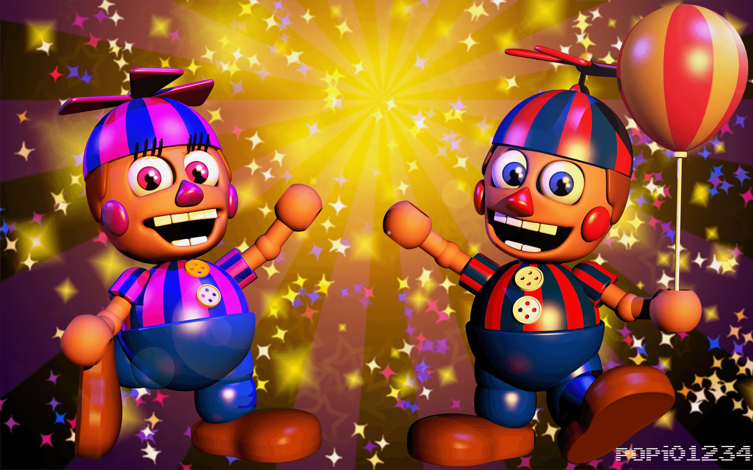 2560x1600 Advenutre Balloon Boy and adventure JJ, Desktop