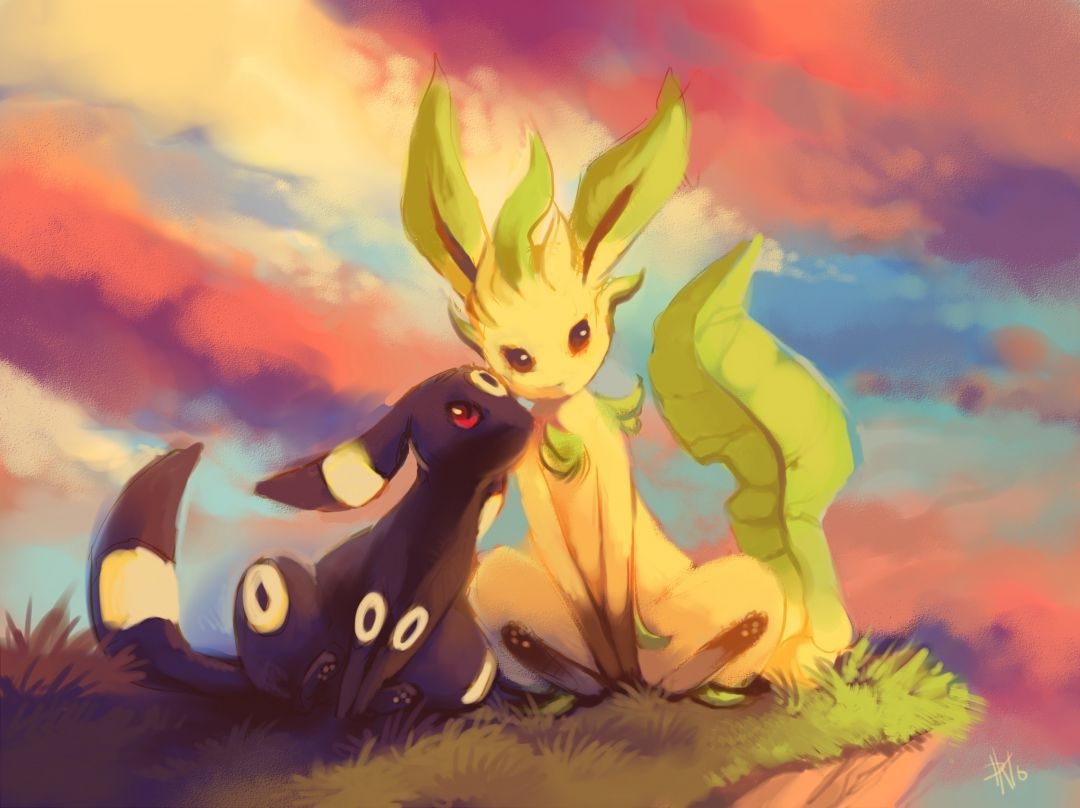 1080x810 Umbreon and Espeon, iPhone, Desktop HD, Desktop