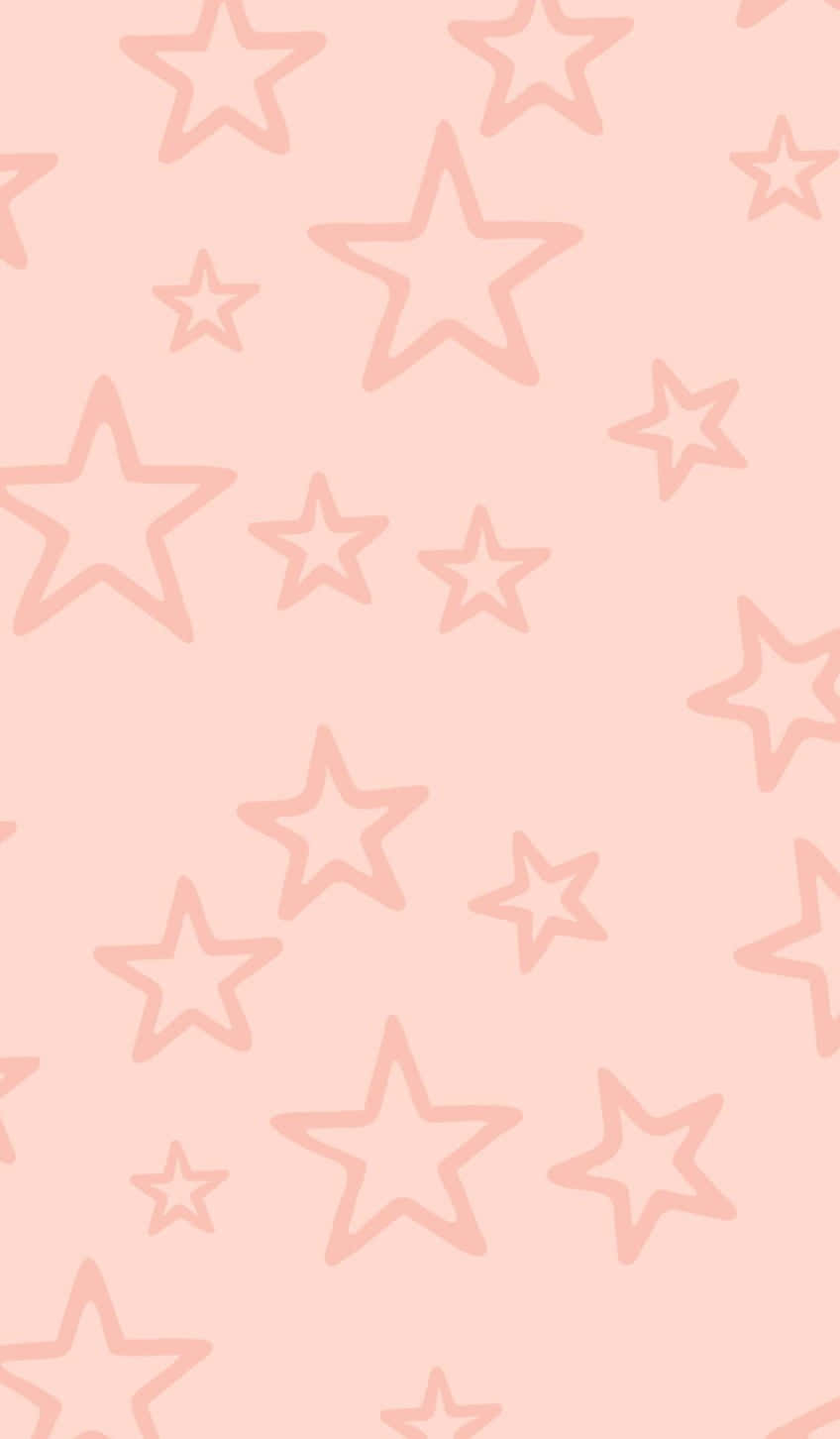 850x1460 Download Pastel Pink Cute Stars Illustration Wallpaper, Phone