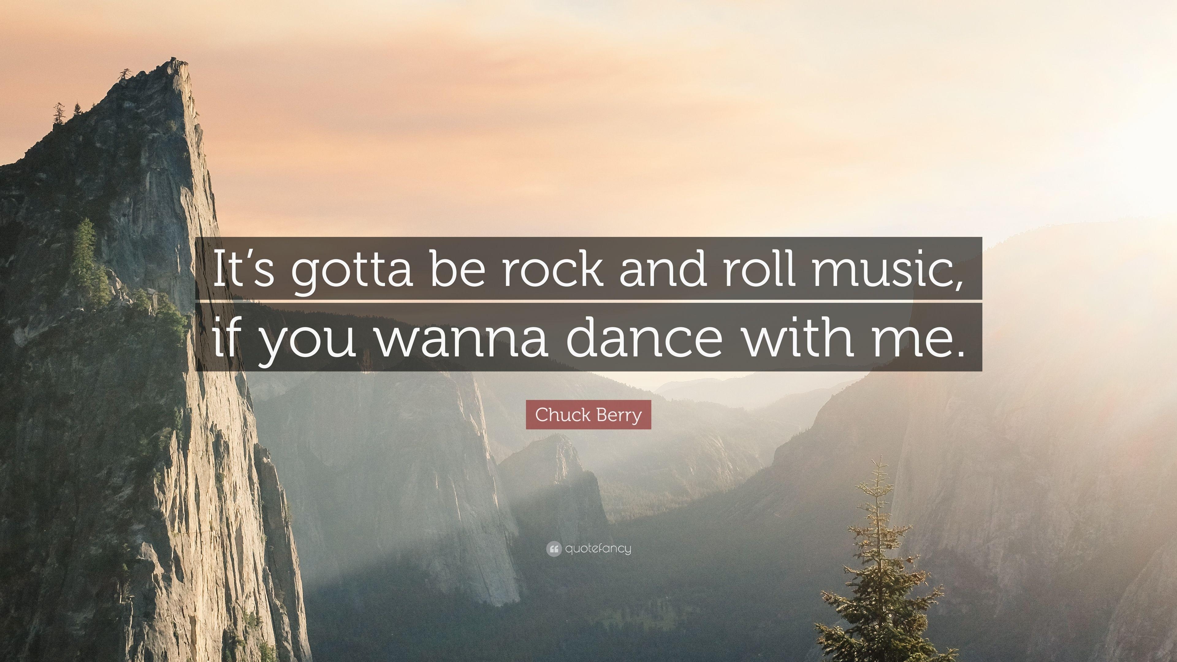 3840x2160 Chuck Berry Quote: “It's gotta be rock and roll music, if you, Desktop