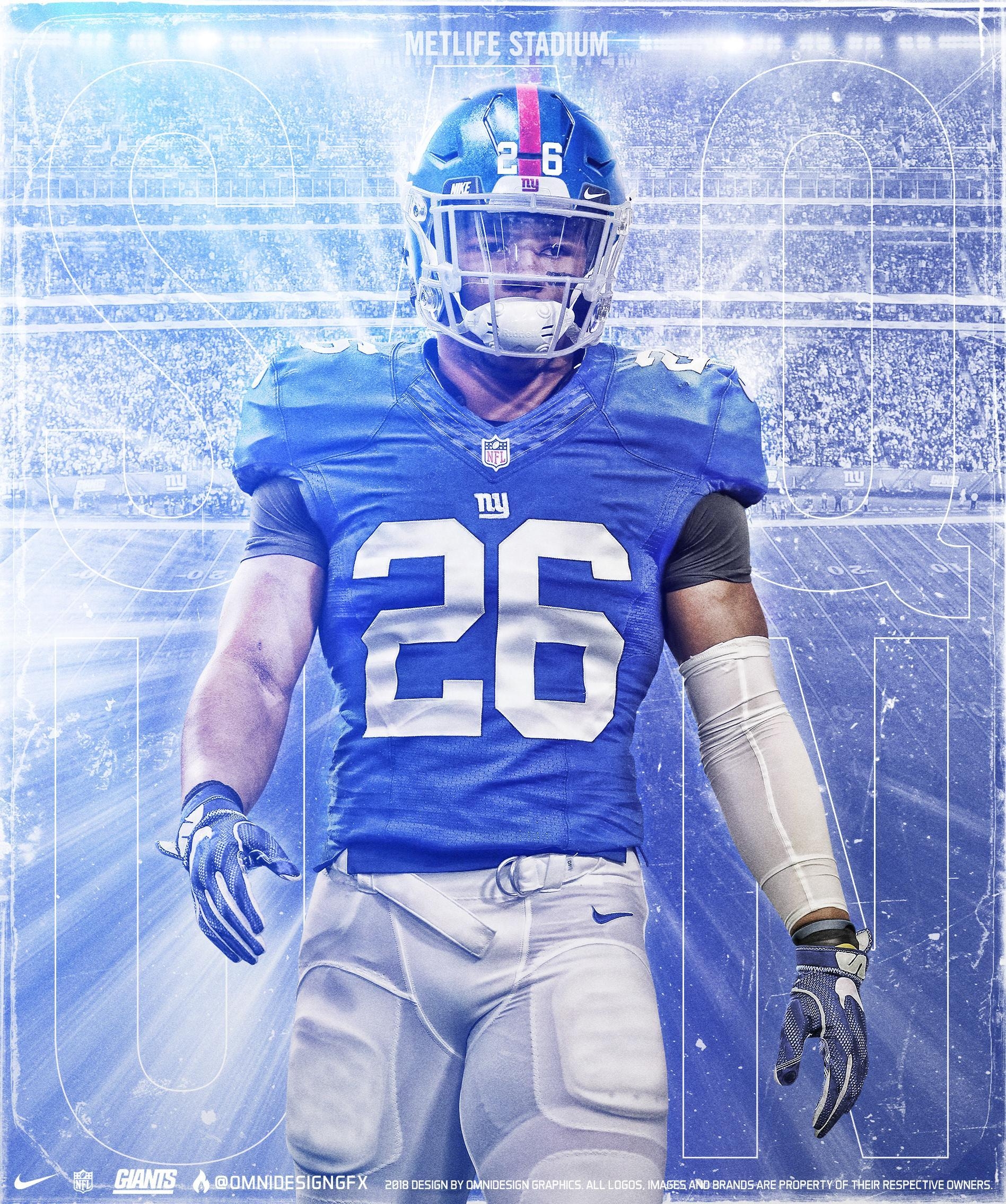 1900x2270 Saquon Barkley New York Giants Jersey Swap, Phone