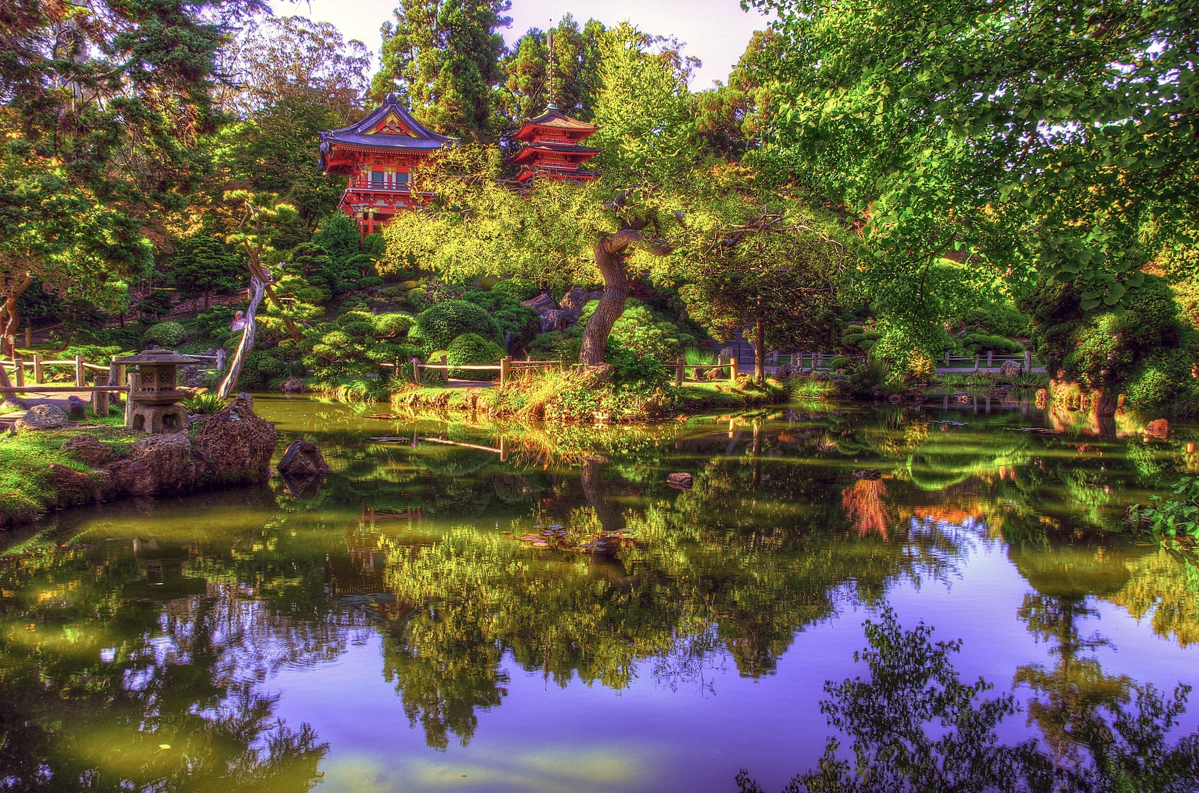 3860x2560 Tranquil Zen Temple: A 4K Ultra HD View, Desktop