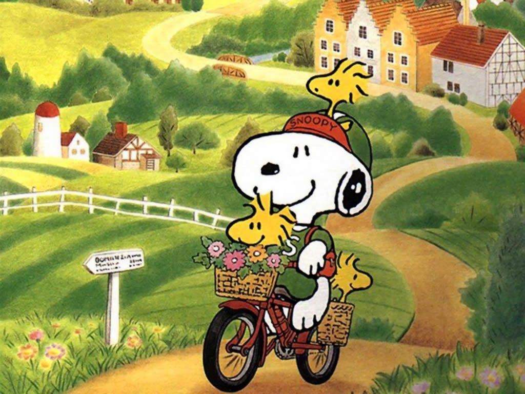 1030x770 After this introduction, the unnamed Woodstock is seen with Snoopy, Desktop