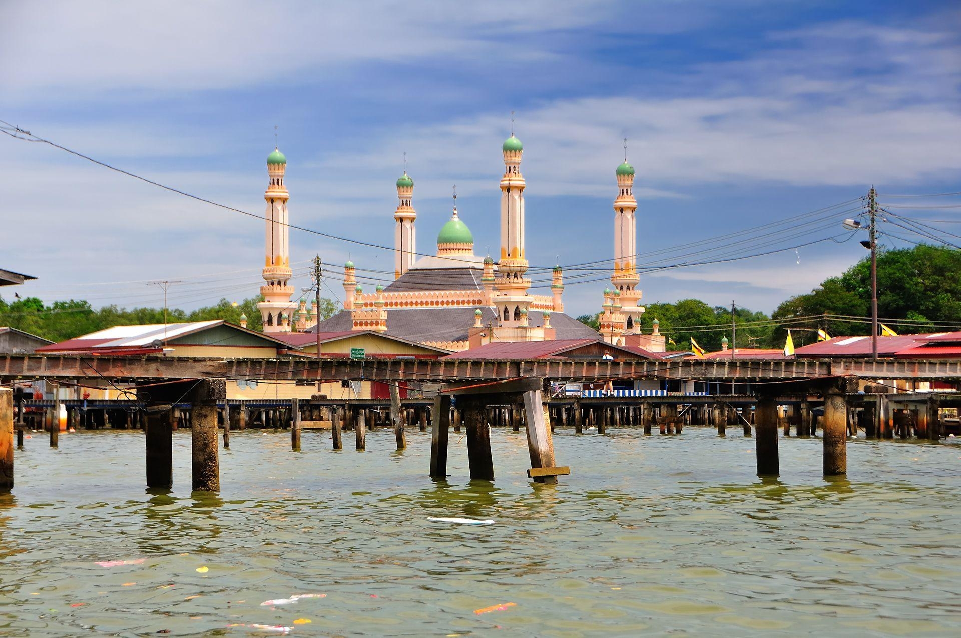 1920x1280 brunei pier. HD Windows Wallpaper, Desktop