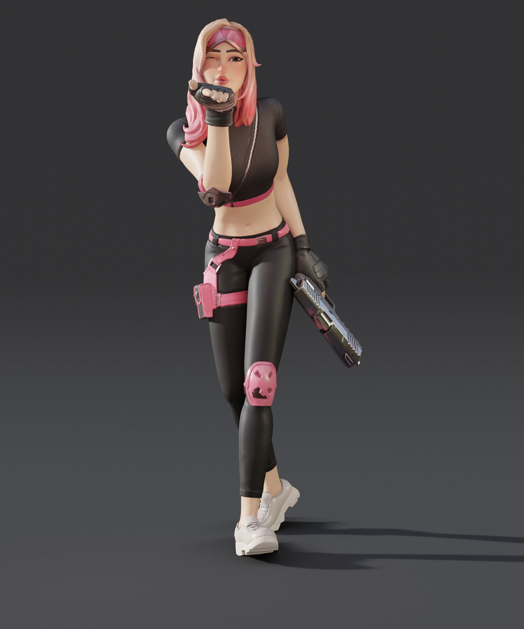 1800x2160 Athleisure Assassin Fortnite wallpaper, Phone