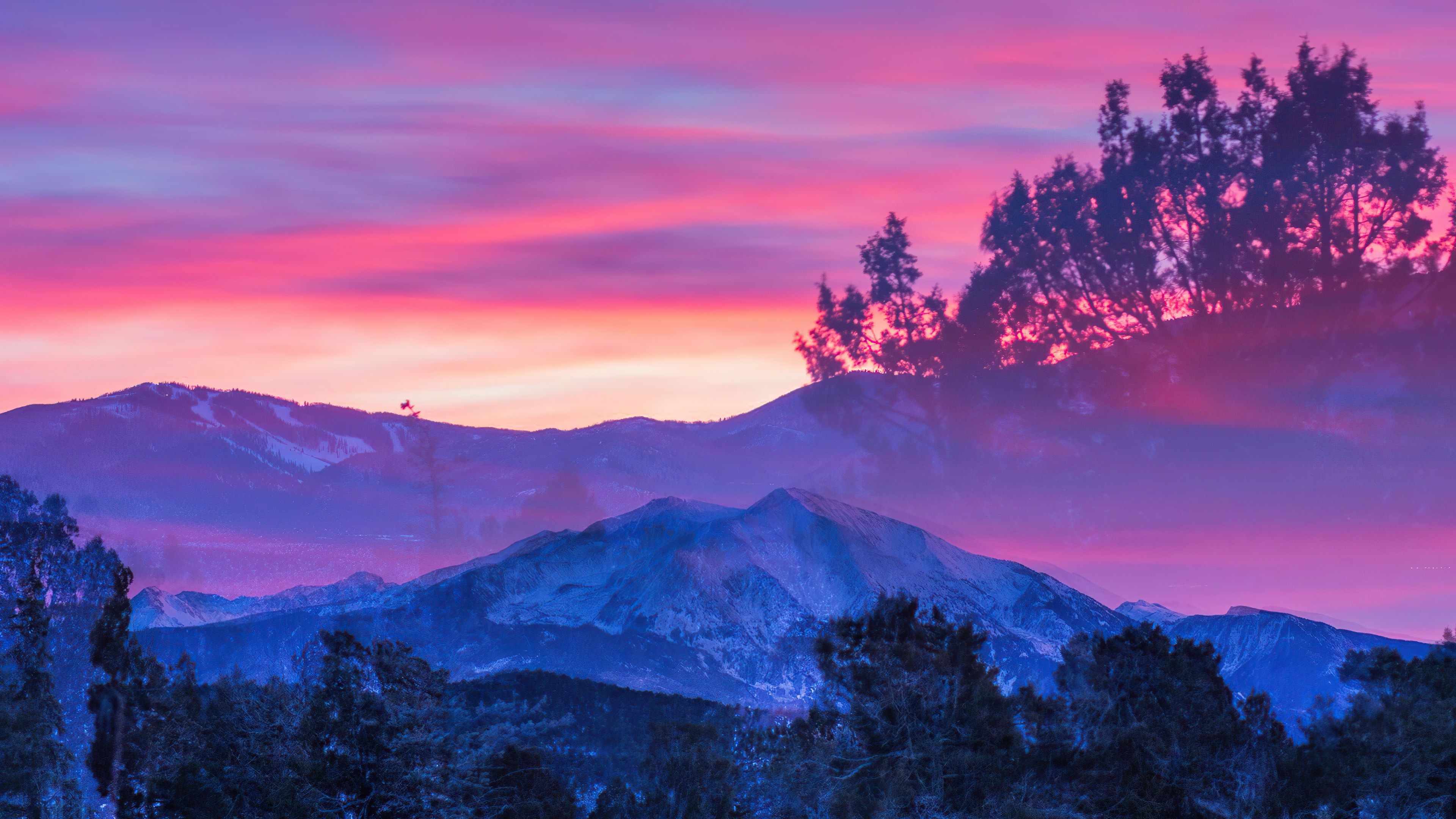 3840x2160 Glenwood Springs Colorado Beautiful Sunset 4k, HD Nature, 4k Wallpaper, Image, Background, Photo and Picture, Desktop