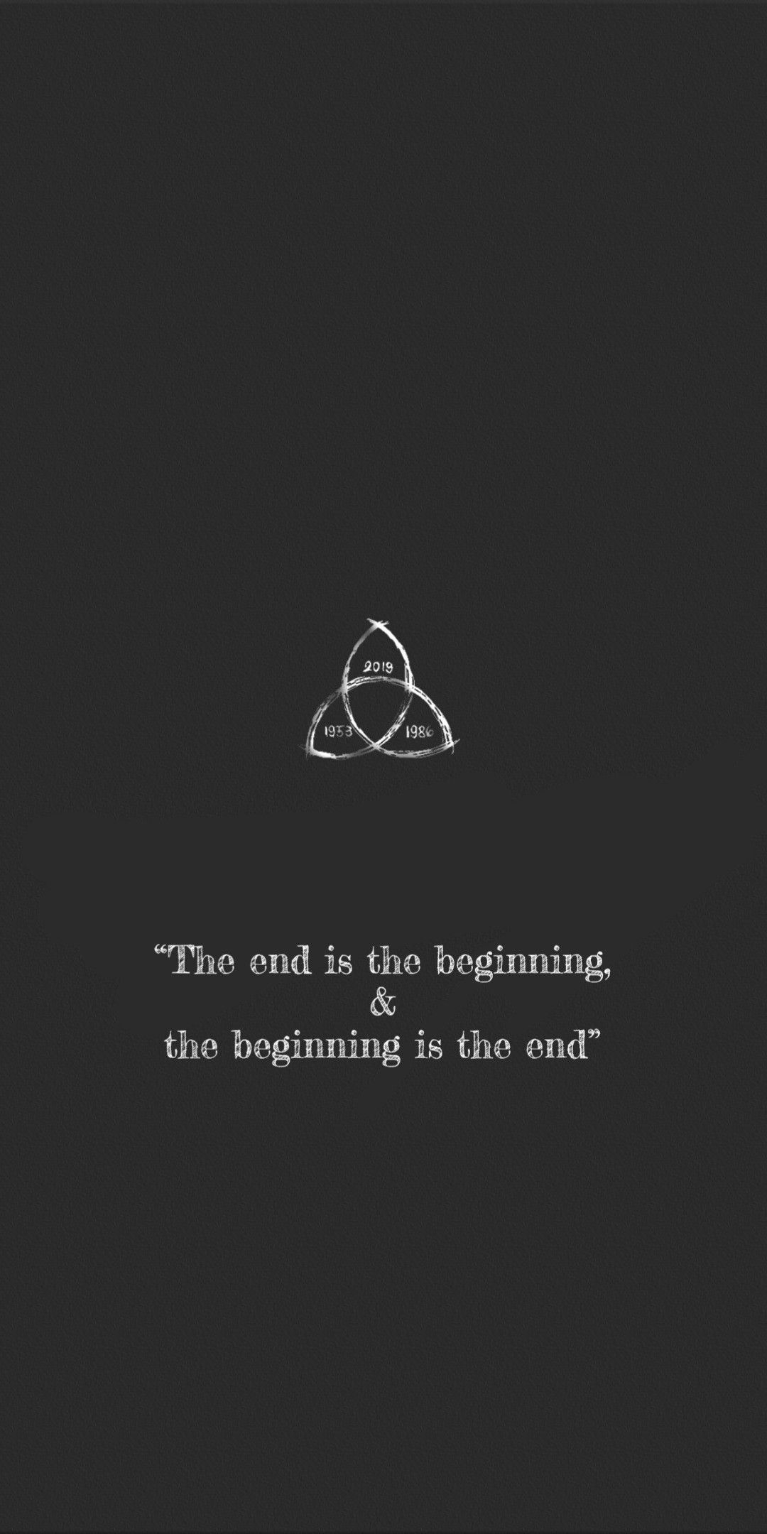 1080x2160 End is the beginning.. Series e filmes, Citações, Palavras, Phone