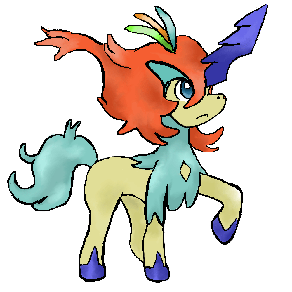 1000x1000 image of Legendary Pokemon Keldeo - #SpaceHero, Phone