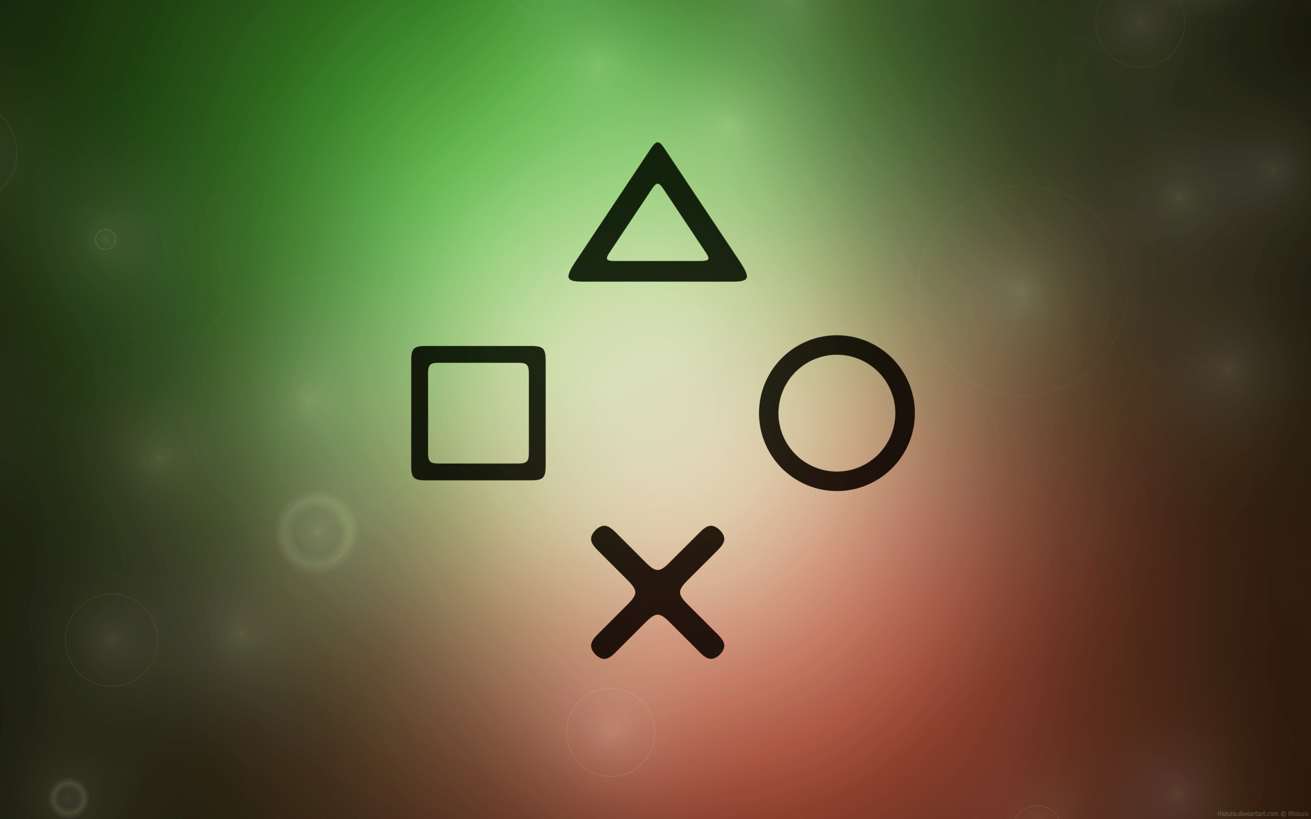 2560x1600 Neon PlayStation buttons Wallpaper. High Quality Wallpaper, Desktop