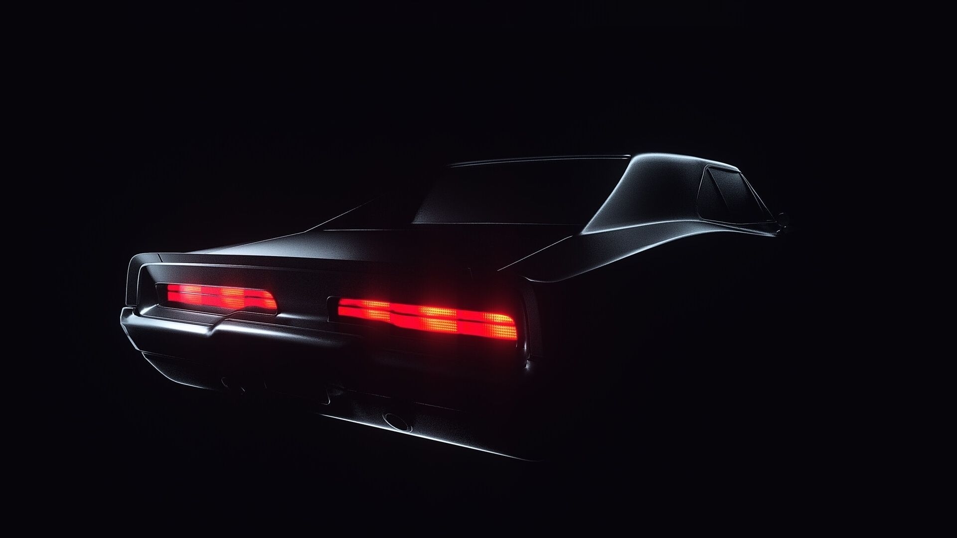 1920x1080 Desktop wallpaper dodge charger, rear lights, dark, HD image, picture, background, 2998bb, Desktop