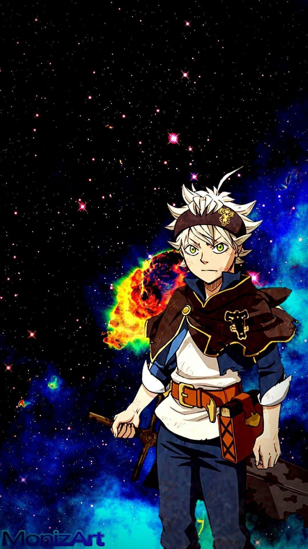 1080x1920 Asta Black Clover Phone Wallpaper: Image, Phone